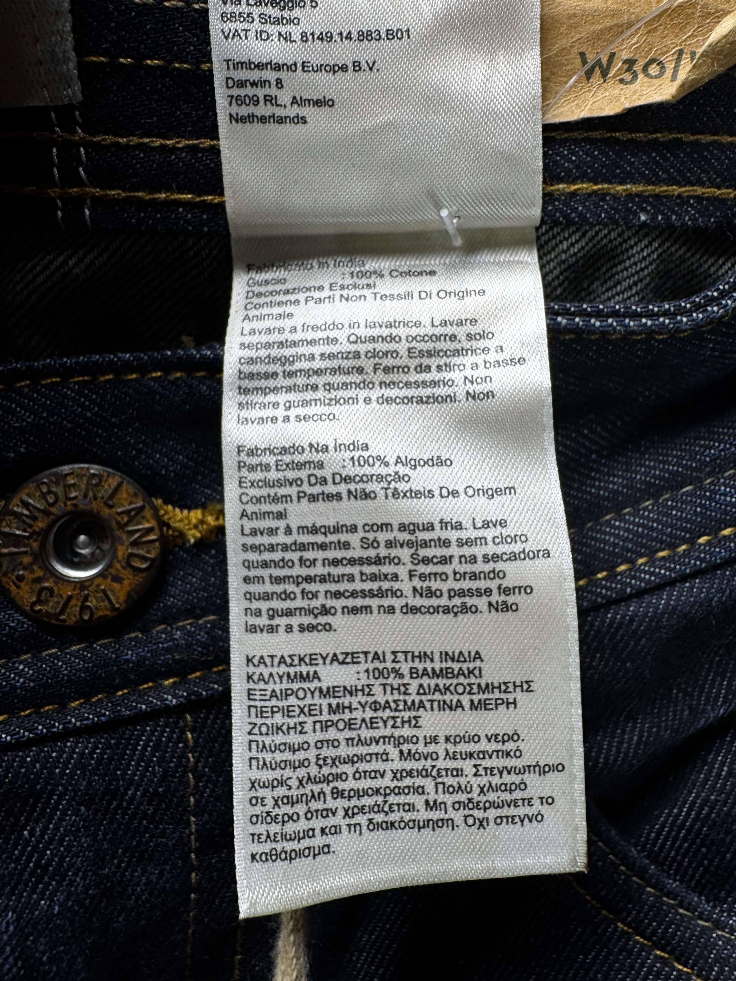 Timberland® Waist: 30" | Blue | Straight Fit Denim Pants | Cotton | 3131 - Genuine Maal