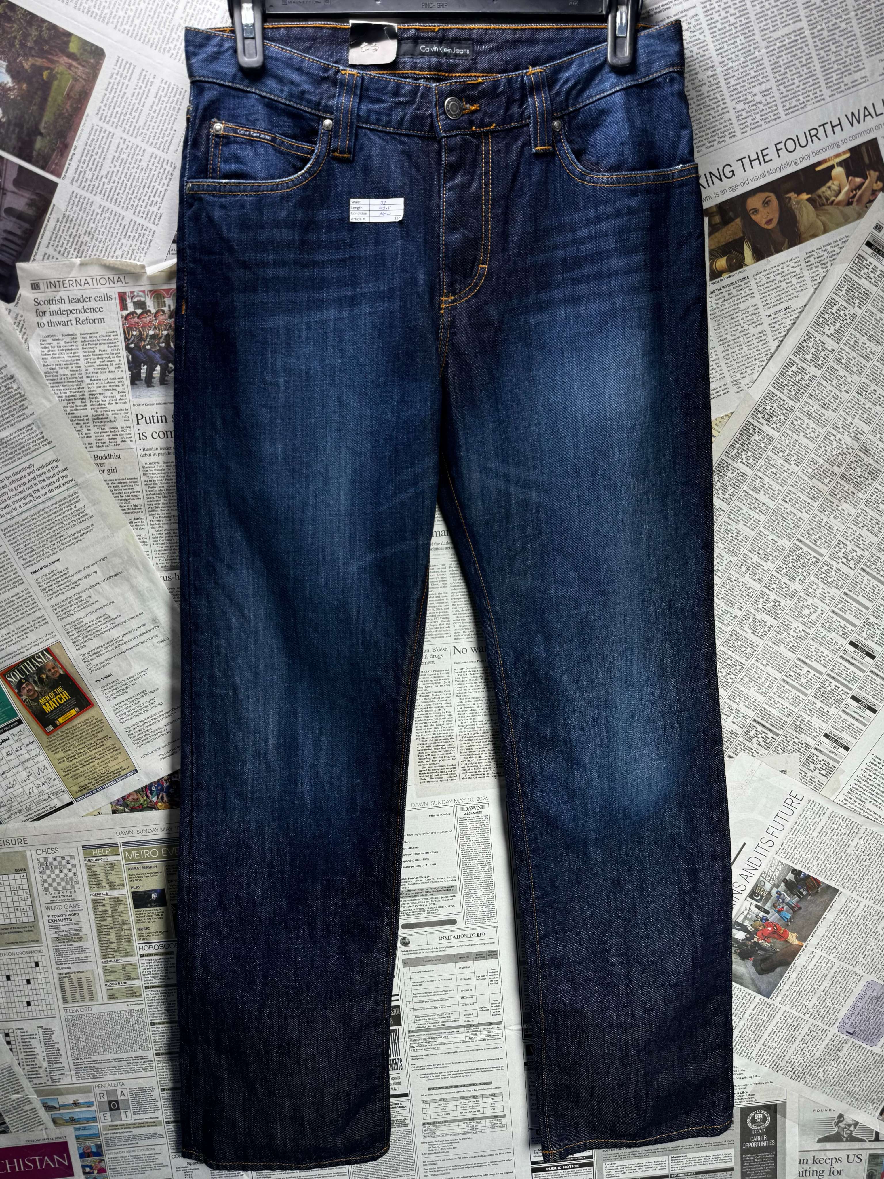 Calvin Klein Jeans® Waist: 32" | Blue | Denim Pants | Cotton | 3143 - Genuine Maal