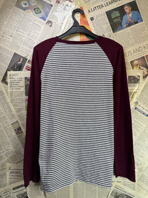 Kids - Place® XS | Chest: 18.5" | Stripe | Full - sleeves T-Shirt | Cotton - Poly | 4044 - Genuine Maal