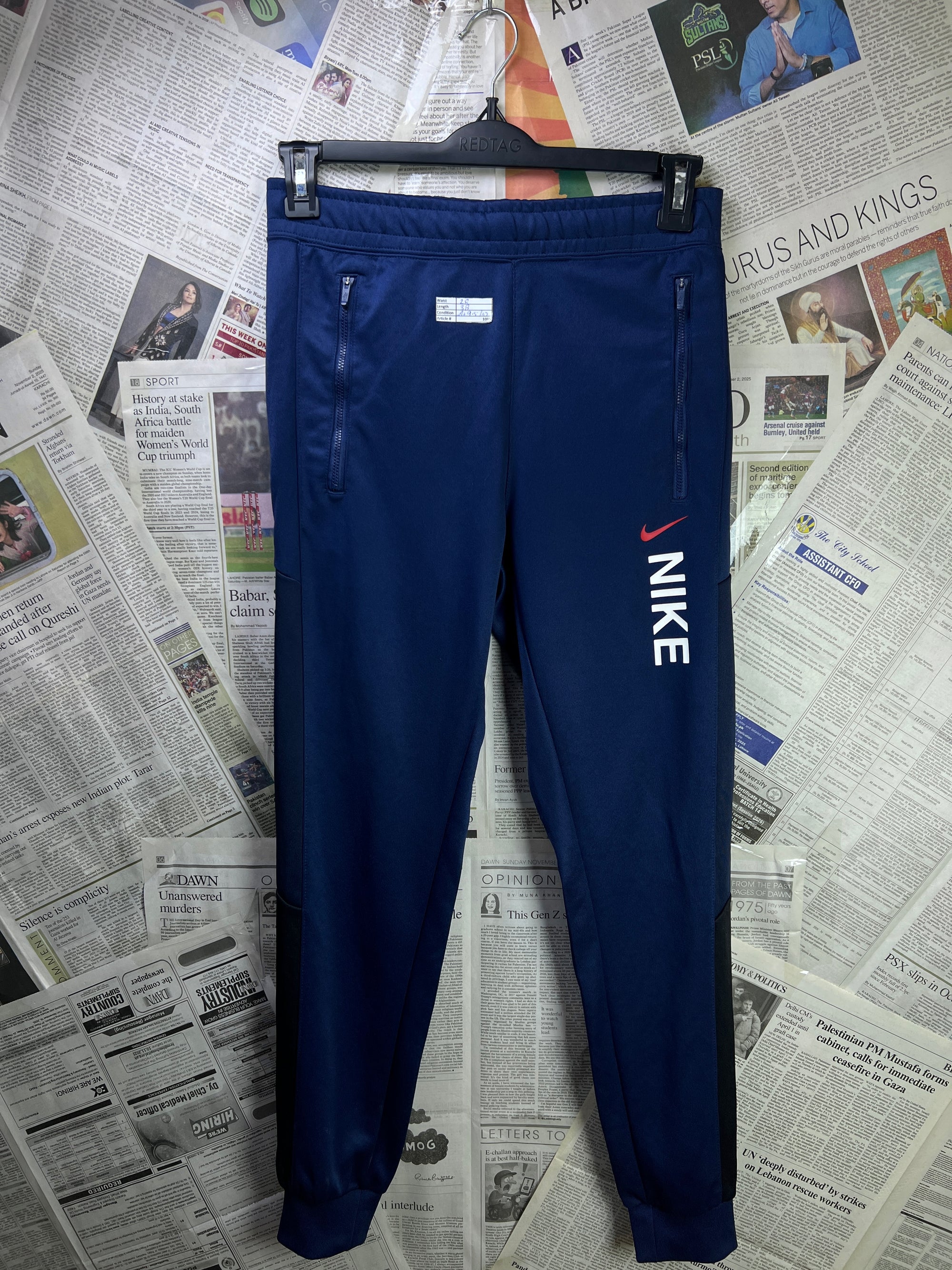 N*ke® XS | Chest: 17" | Blue | Track Suit | Nylon | 2271 - Genuine Maal