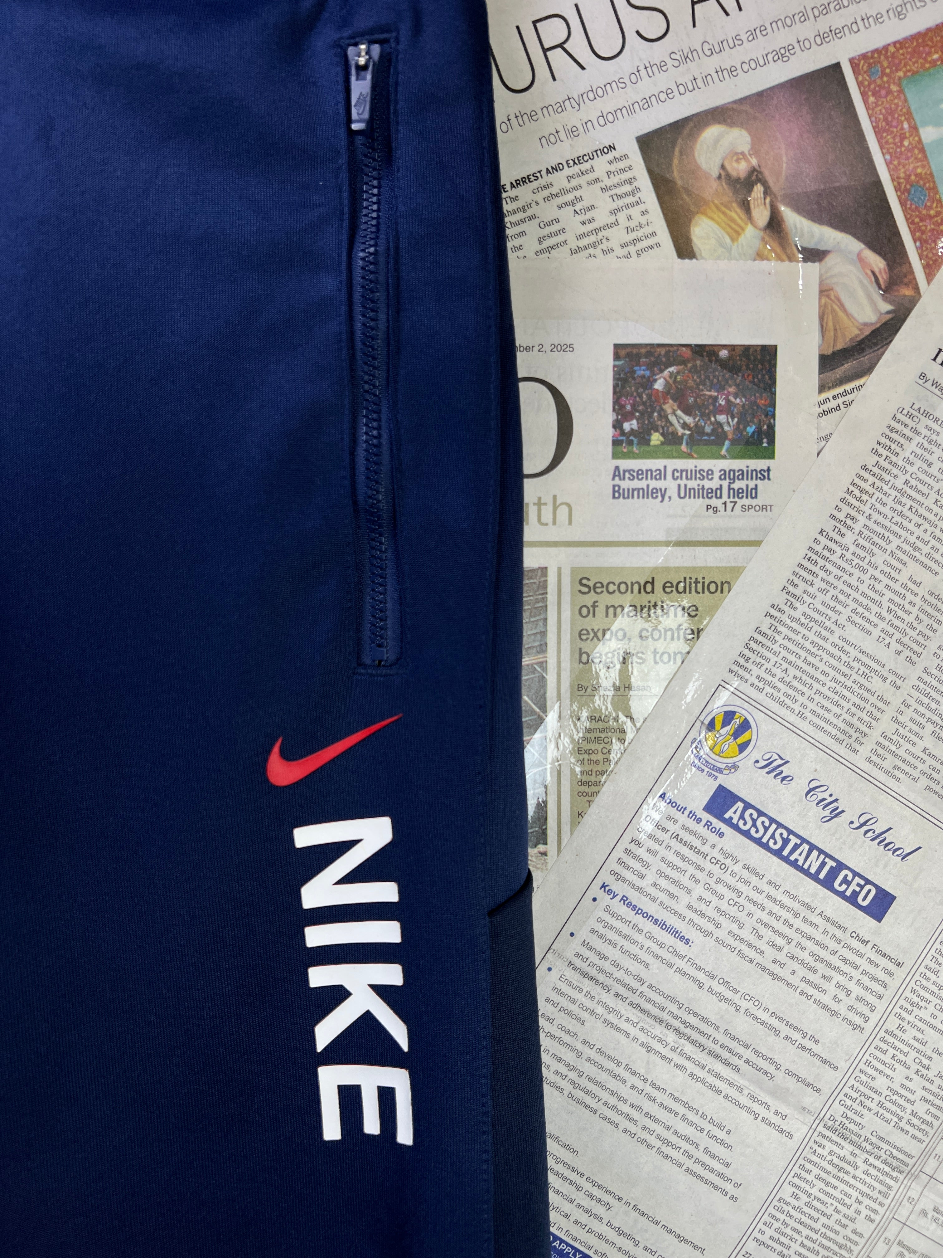N*ke® XS | Chest: 17" | Blue | Track Suit | Nylon | 2271 - Genuine Maal