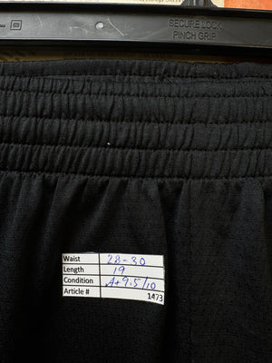 Champion® Waist: 28" to 30" | Black | Sports Shorts | Poly | 1473 - Genuine Maal