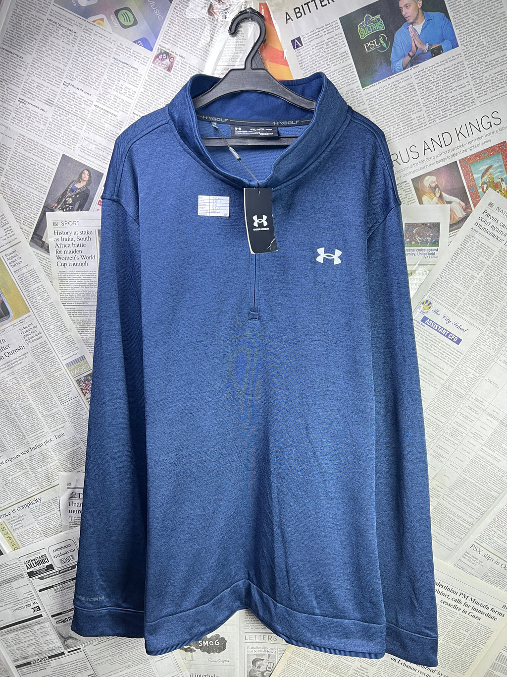 Und*r Armour® XXXL | Chest: 29.5" | Blue | Jacket | Polyester | 2267 - Genuine Maal