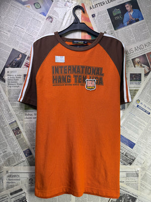 Hang10® Small | Chest: 20.5" | Burnt Orange | T-Shirt | Cotton | 4246 - Genuine Maal