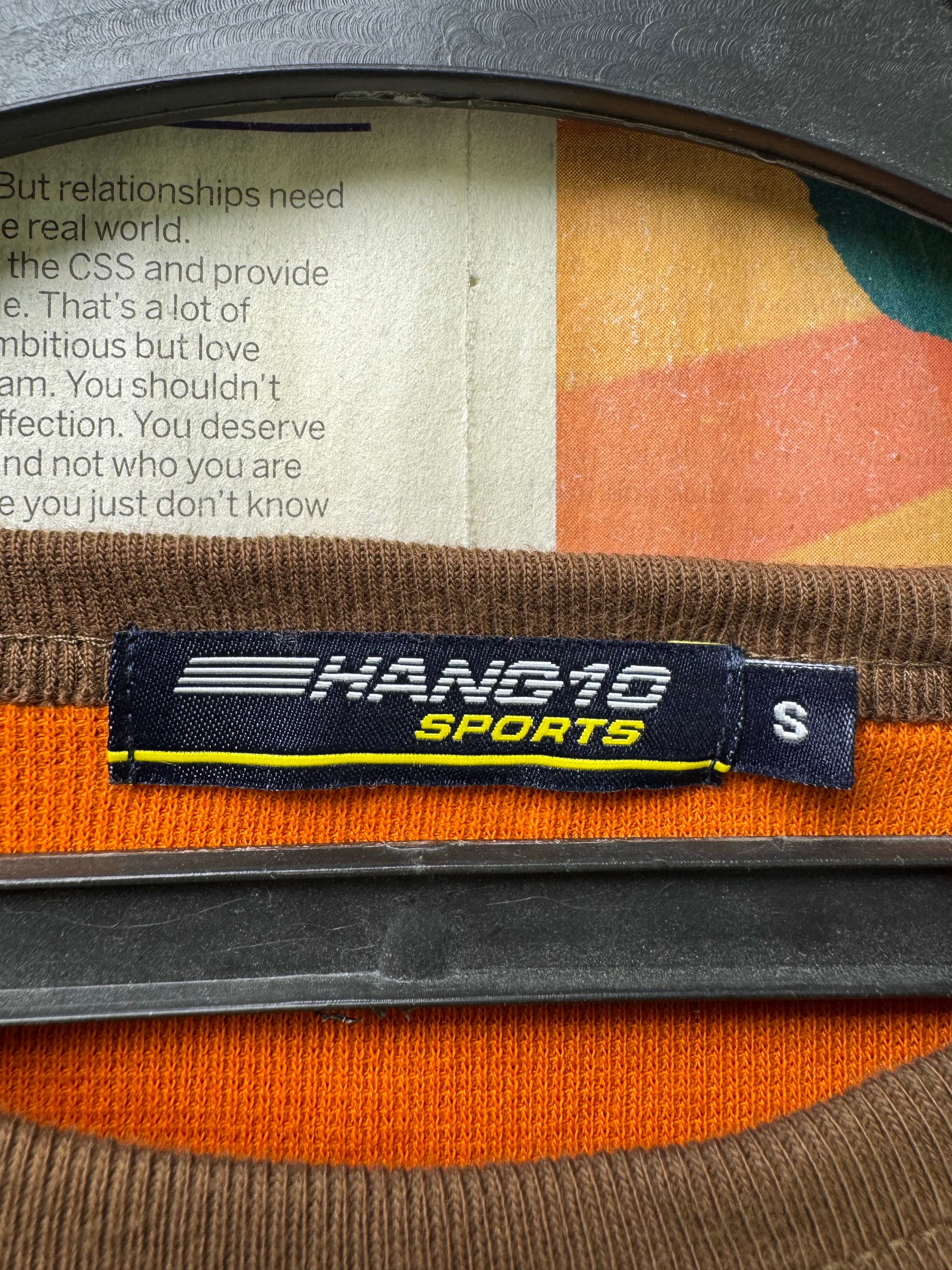 Hang10® Small | Chest: 20.5" | Burnt Orange | T-Shirt | Cotton | 4246 - Genuine Maal