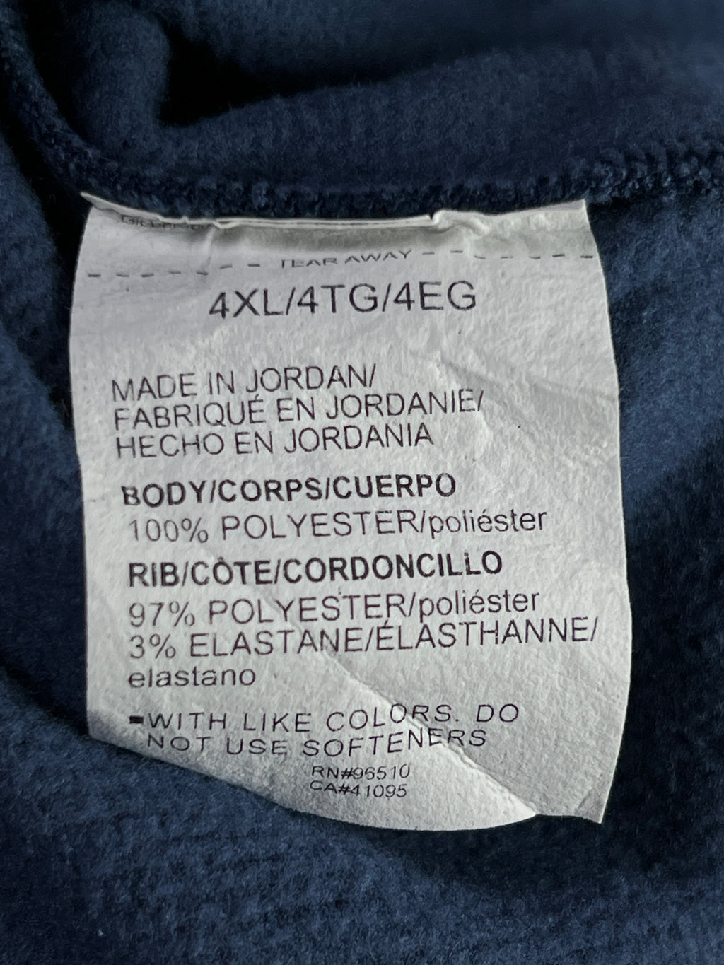 Und*r Armour® XXXL | Chest: 29.5" | Blue | Jacket | Polyester | 2267 - Genuine Maal