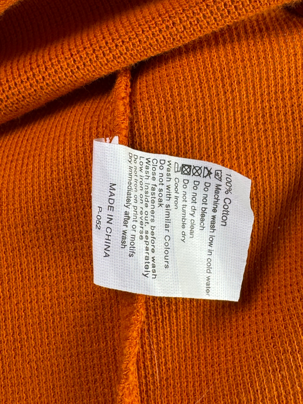 Hang10® Small | Chest: 20.5" | Burnt Orange | T-Shirt | Cotton | 4246 - Genuine Maal