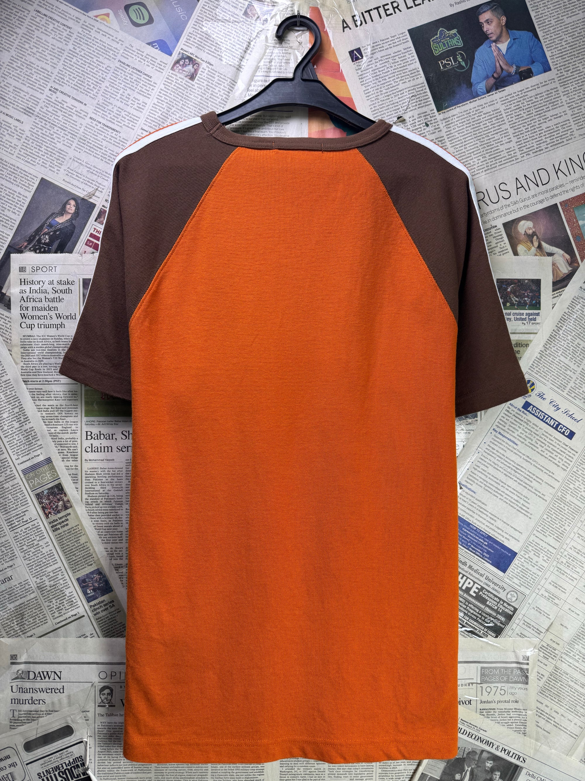 Hang10® Small | Chest: 20.5" | Burnt Orange | T-Shirt | Cotton | 4246 - Genuine Maal
