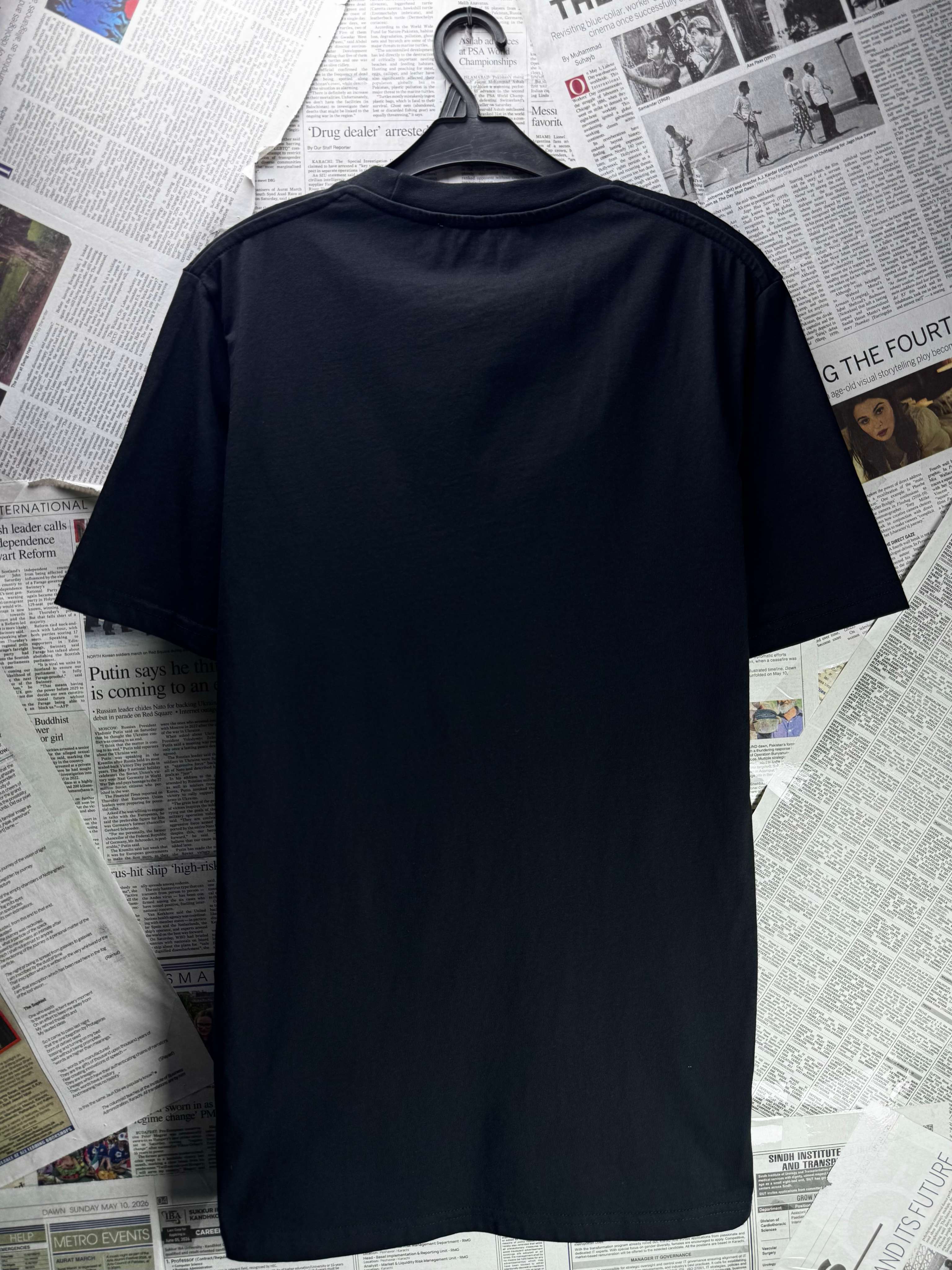 DSquared2® Small | Chest: 20" | Black | T-Shirt | Cotton - Elastane | 5247 - Genuine Maal