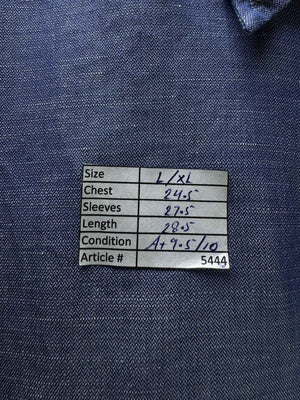 ETON® L/XL | Chest: 24.5" | Blue | Collor 17" Shirt | Poly - Cotton | 5444 - Genuine Maal