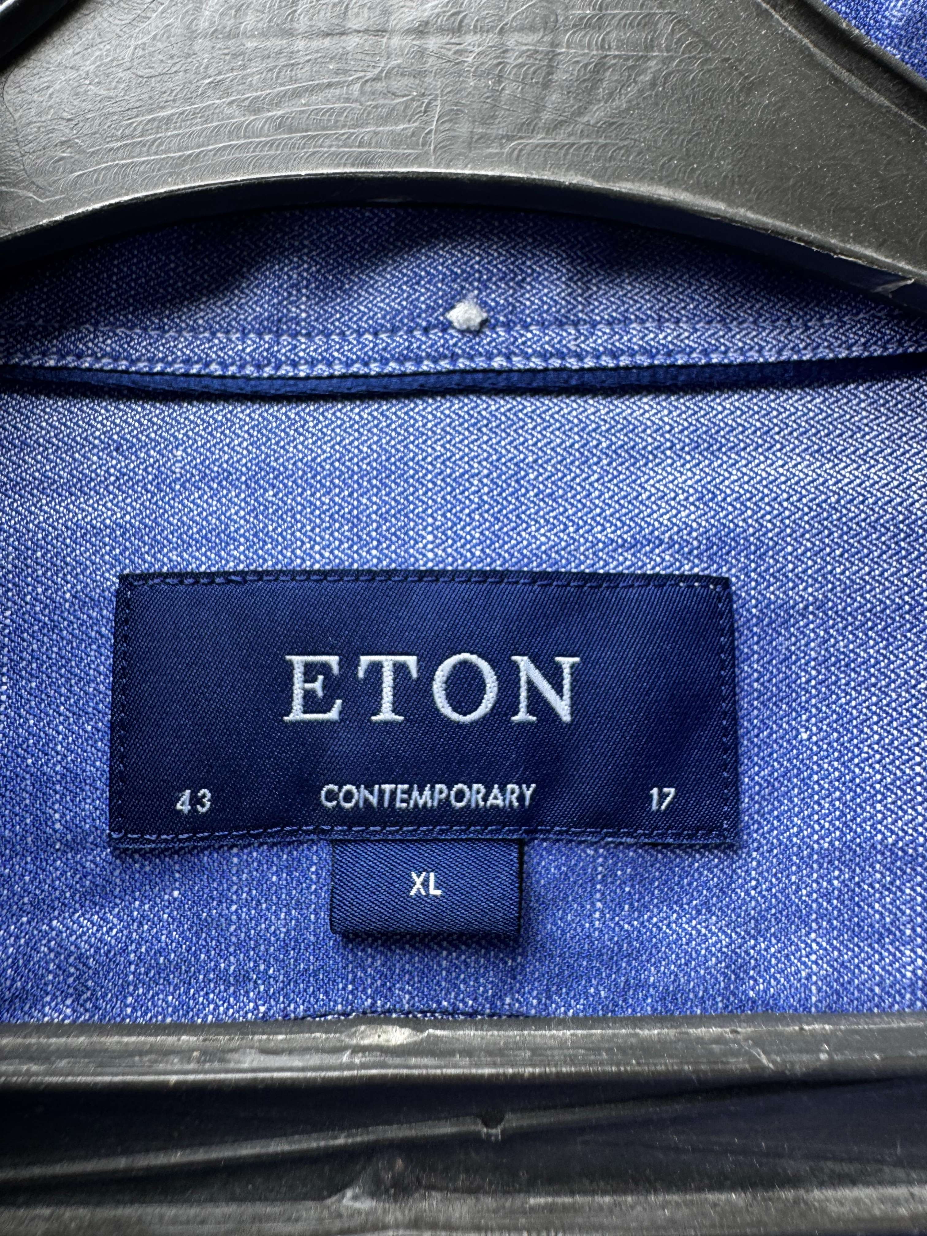 ETON® L/XL | Chest: 24.5" | Blue | Collor 17" Shirt | Poly - Cotton | 5444 - Genuine Maal