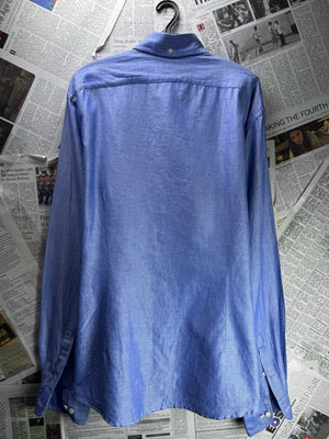 ETON® L/XL | Chest: 24.5" | Blue | Collor 17" Shirt | Poly - Cotton | 5444 - Genuine Maal