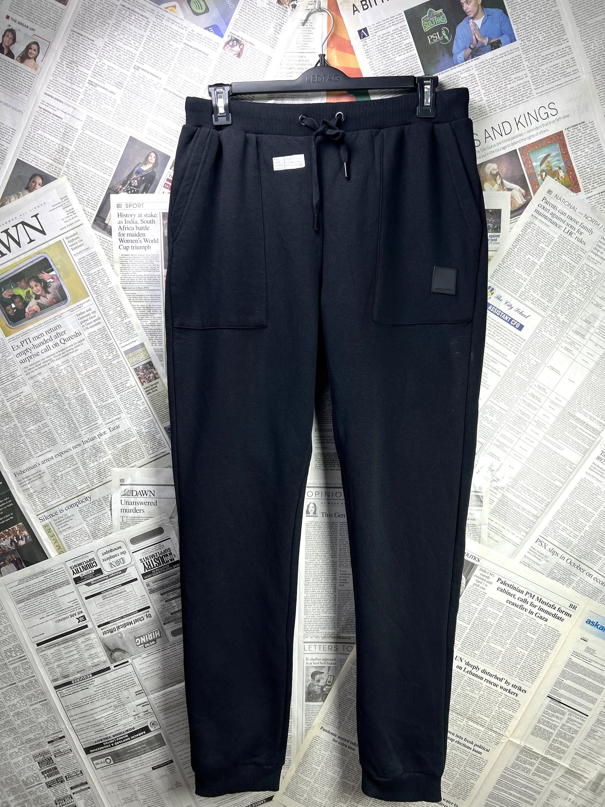 MAN® Waist: 32" | Black | Trouser | Cotton - Poly | 1090 - Genuine Maal