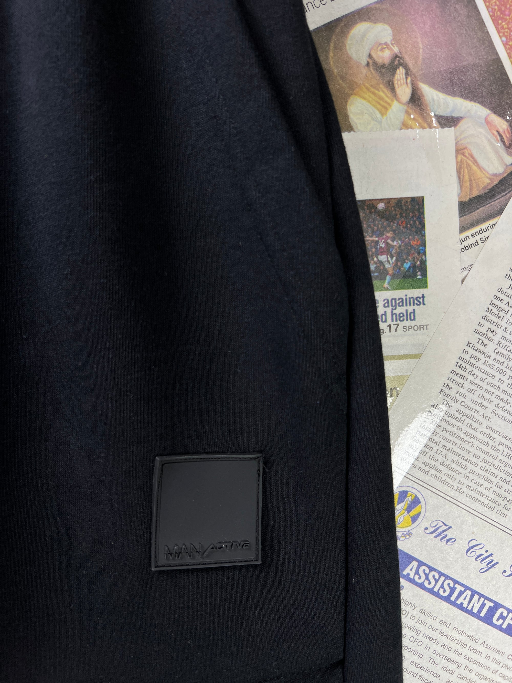 MAN® Waist: 32" | Black | Trouser | Cotton - Poly | 1090 - Genuine Maal