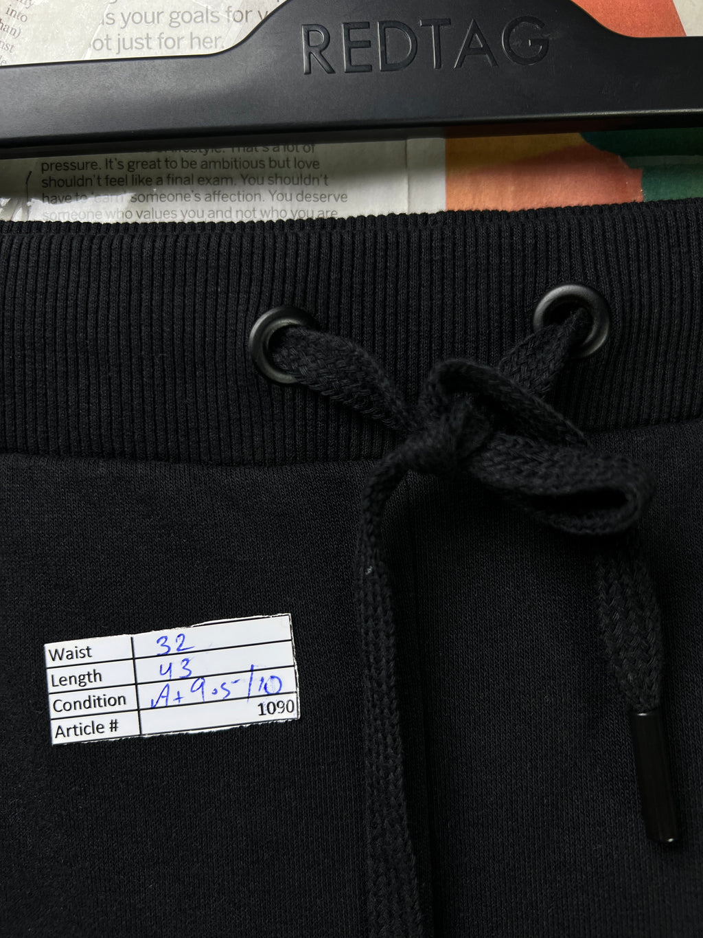 MAN® Waist: 32" | Black | Trouser | Cotton - Poly | 1090 - Genuine Maal