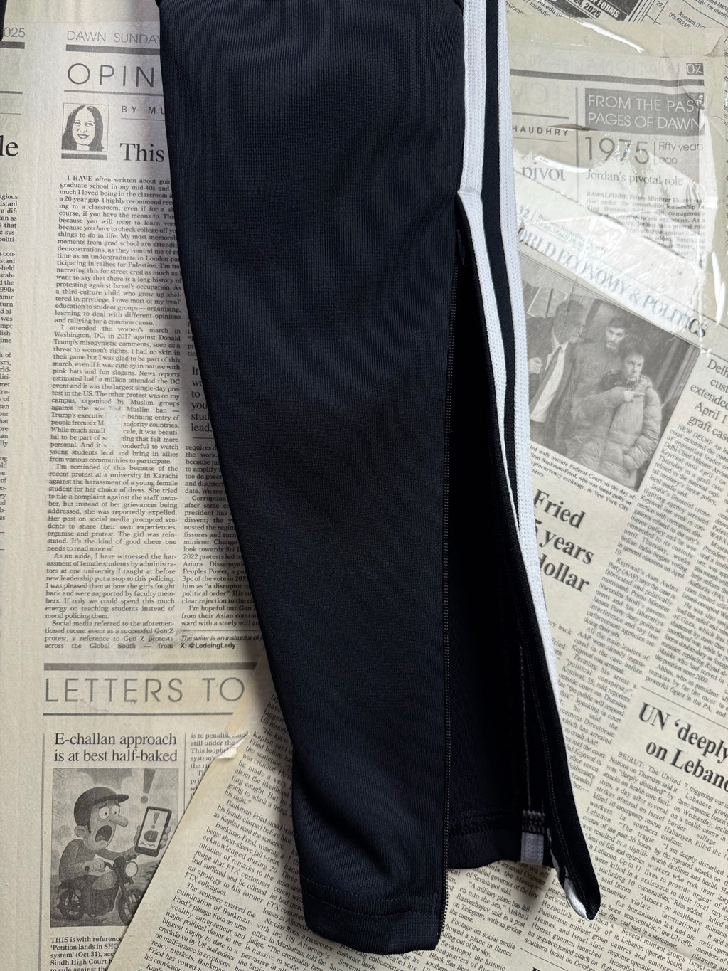 Adid*s® Waist: 24" to 26" | Black | Sports Trousers | Poly | 1467 - Genuine Maal