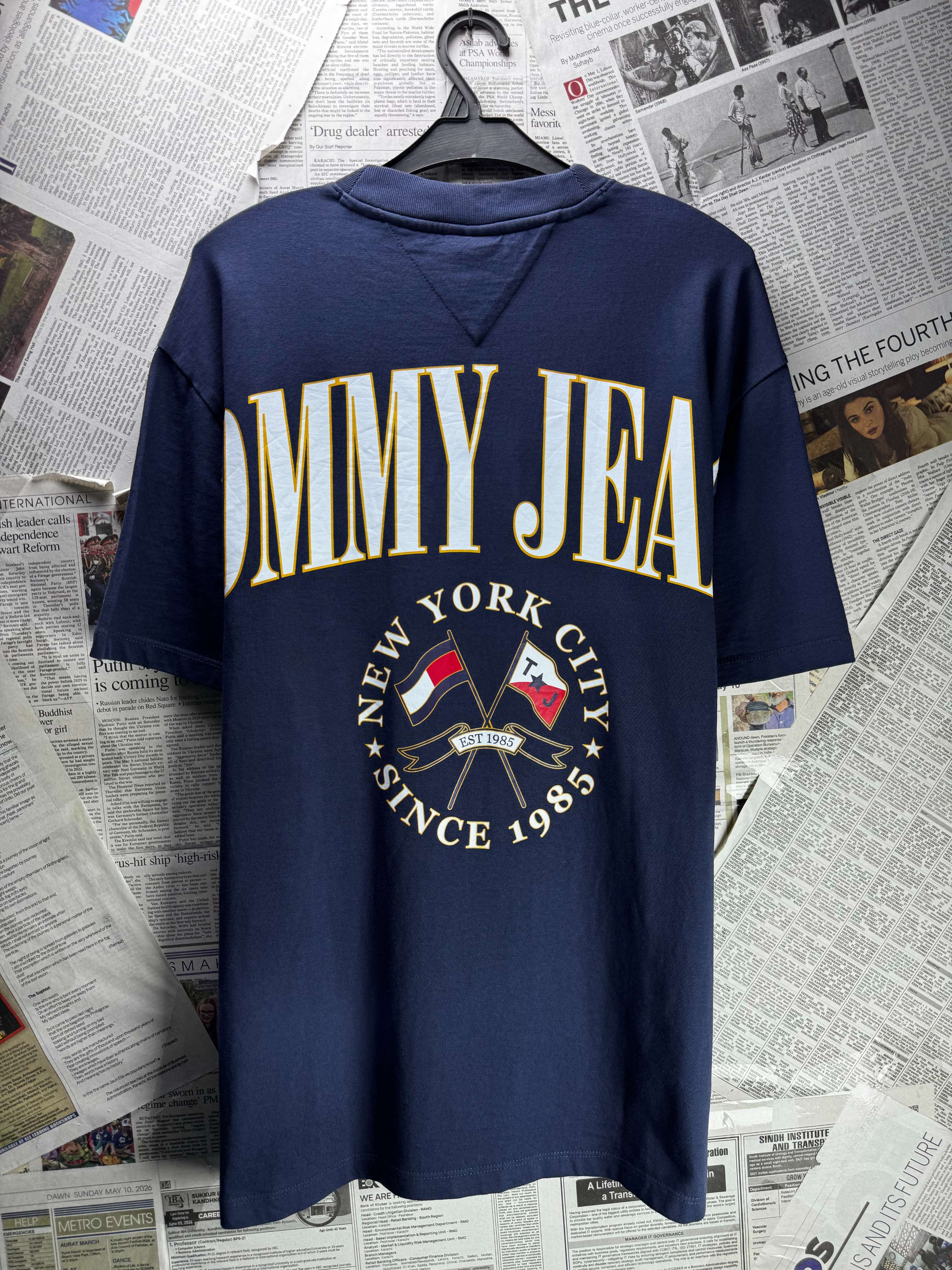 Tommy Jeans® Medium | Chest: 21.5" | Blue | T-Shirt | 5249 - Genuine Maal