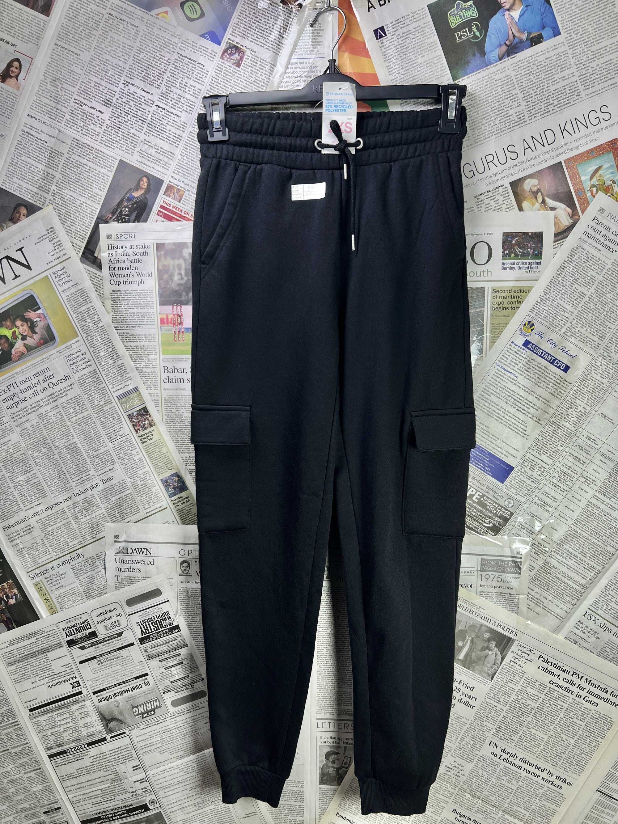 Primark® Waist: 24" | Black | Trouser | 1091 - Genuine Maal