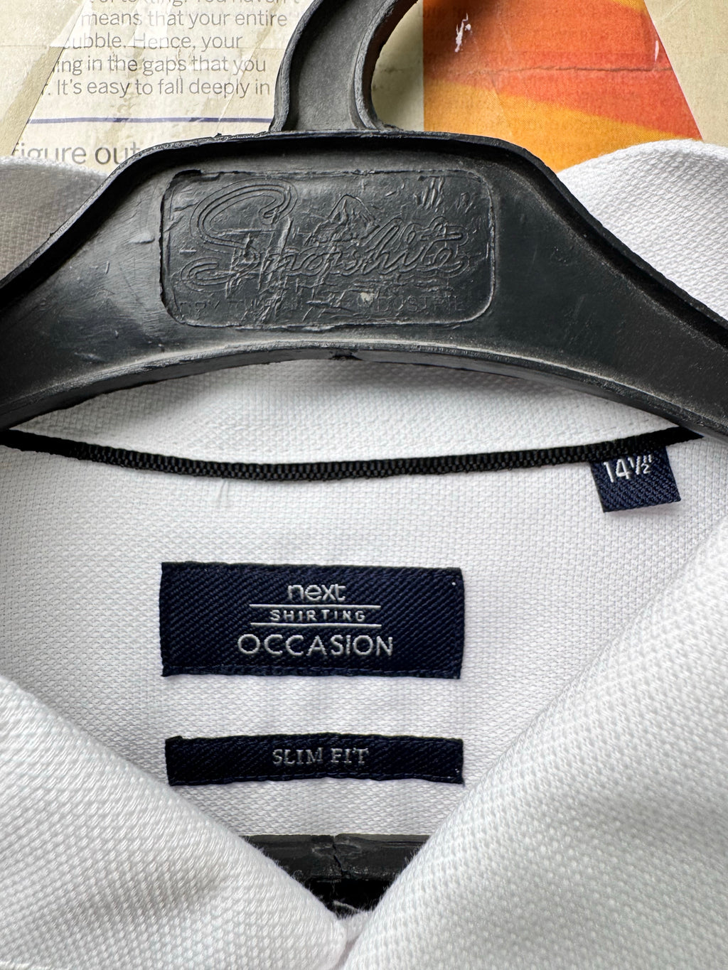 Next® Small | Chest: 19.5" | White | 14.5" Tuxedo collar Shirt | Poly - Cotton | 4254 - Genuine Maal