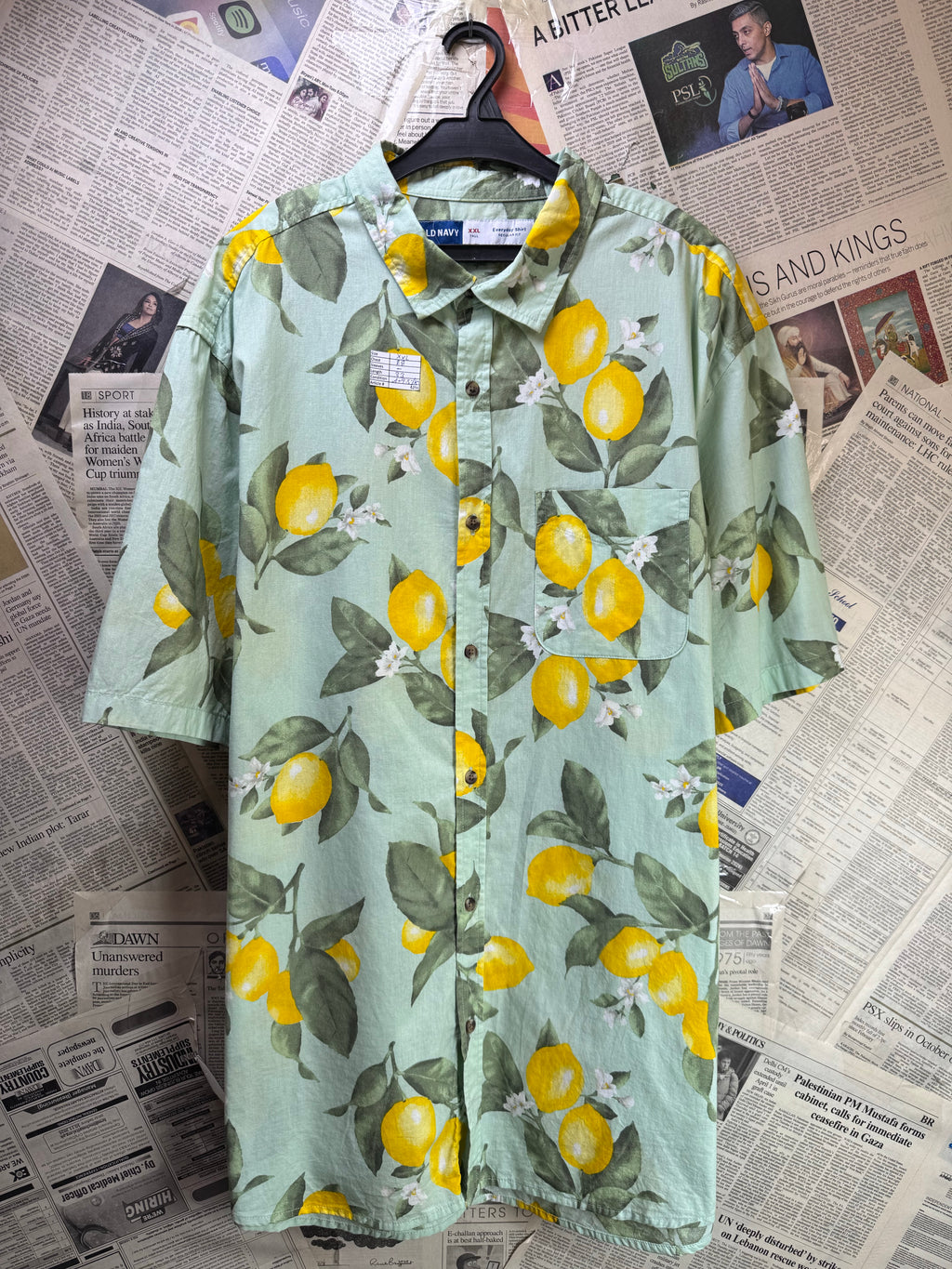 Old N*vy® XXL | Chest: 28" | Floral | Shirt | Cotton | 4256 - Genuine Maal