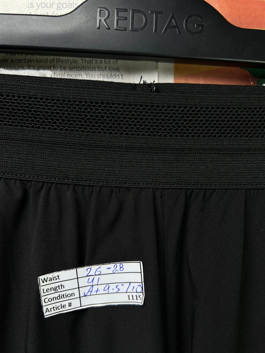 MAN® Waist: 26" to 28" | Black | Trouser | Nylon Blend | 1115 - Genuine Maal