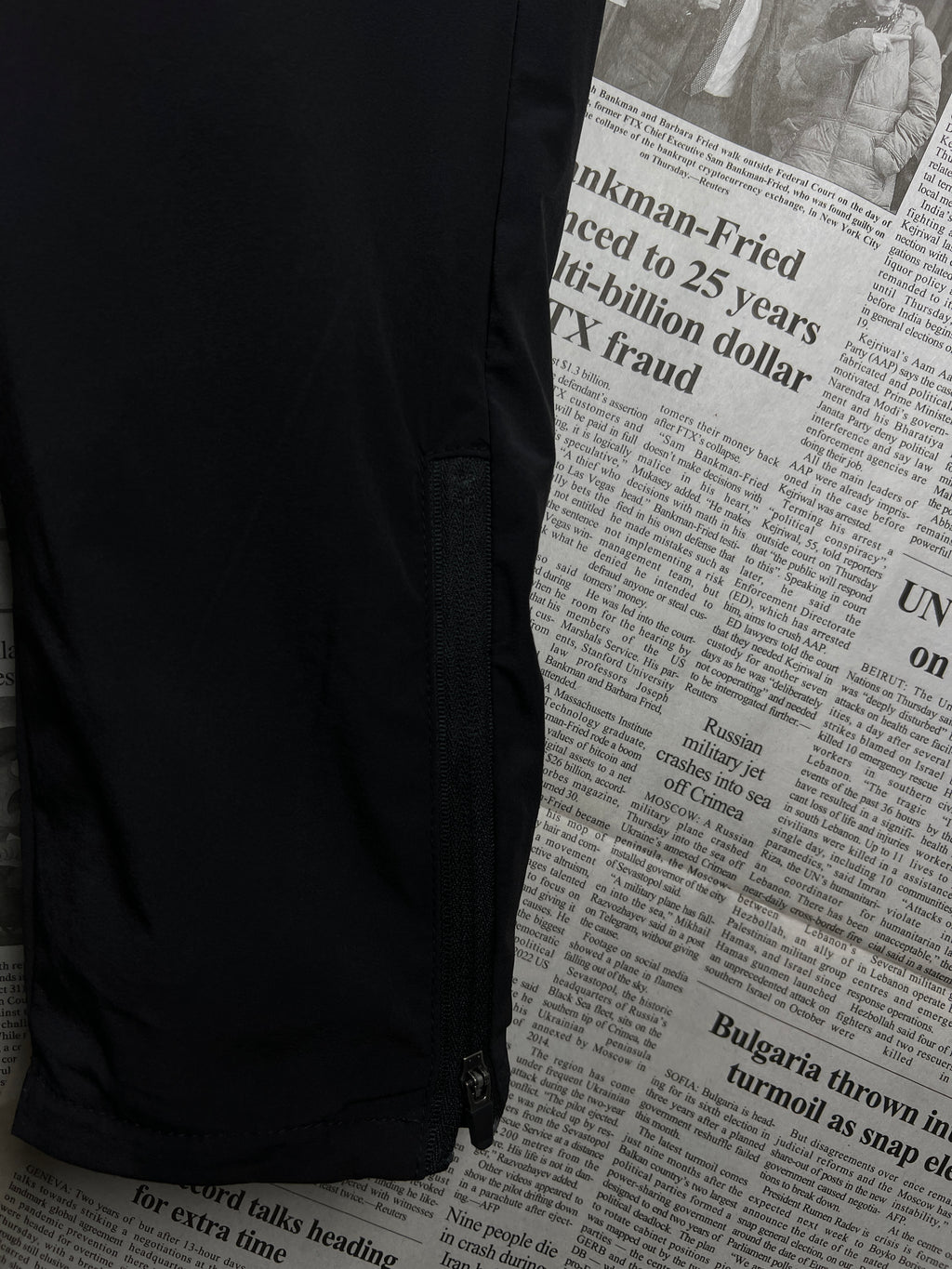 MAN® Waist: 26" to 28" | Black | Trouser | Nylon Blend | 1115 - Genuine Maal