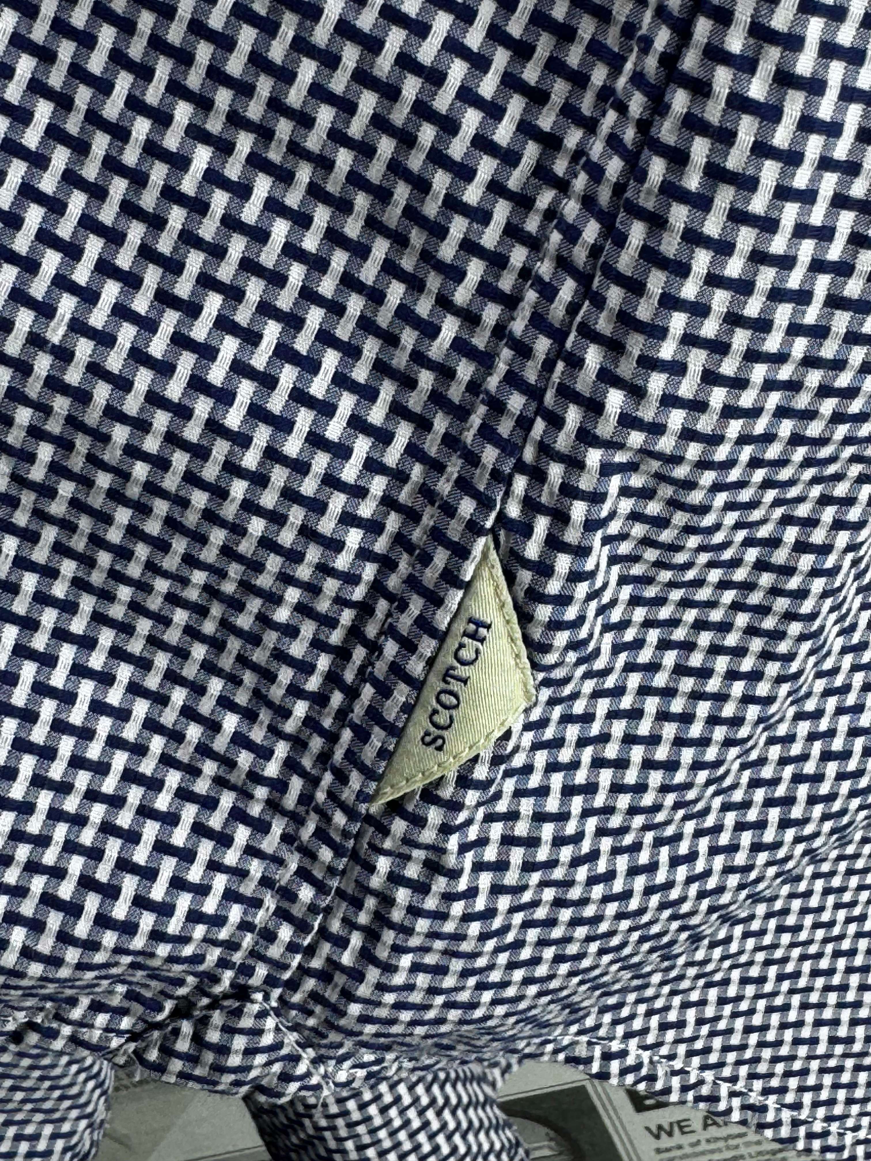 Scotch&Soda® Small | Chest: 20" | Blue | Shirt | Cotton | 5438 - Genuine Maal