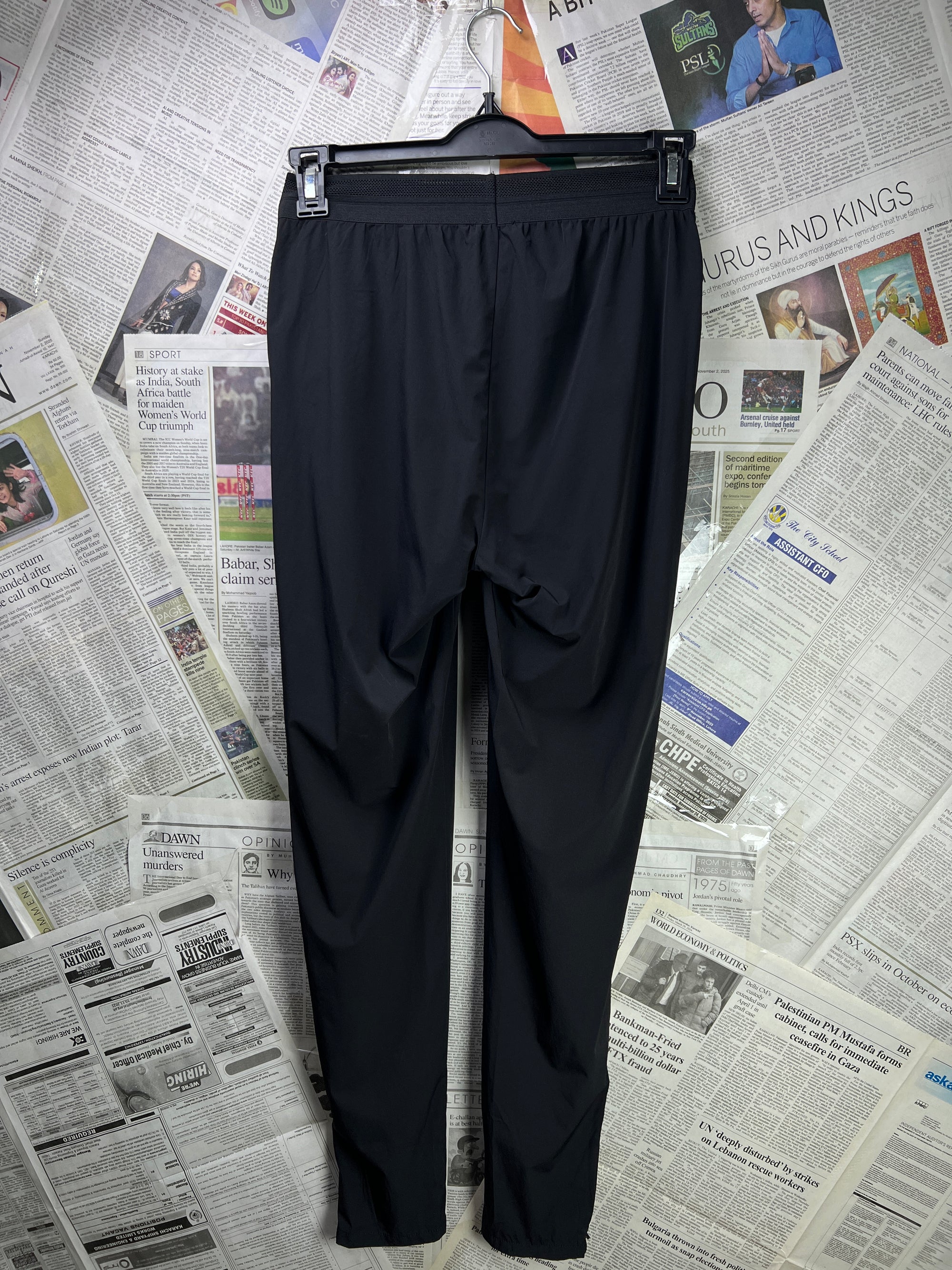 MAN® Waist: 26" to 28" | Black | Trouser | Nylon Blend | 1115 - Genuine Maal