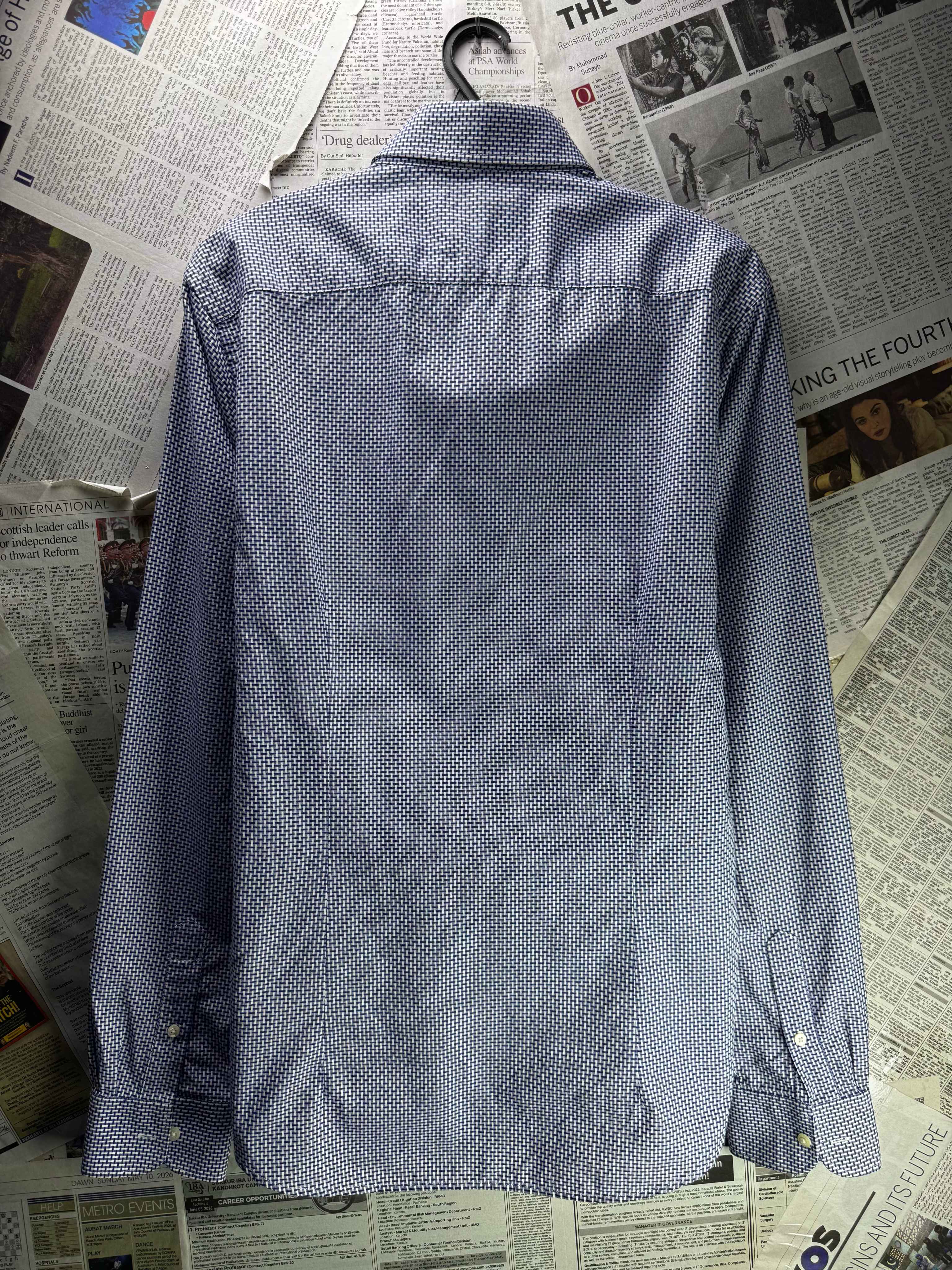 Scotch&Soda® Small | Chest: 20" | Blue | Shirt | Cotton | 5438 - Genuine Maal