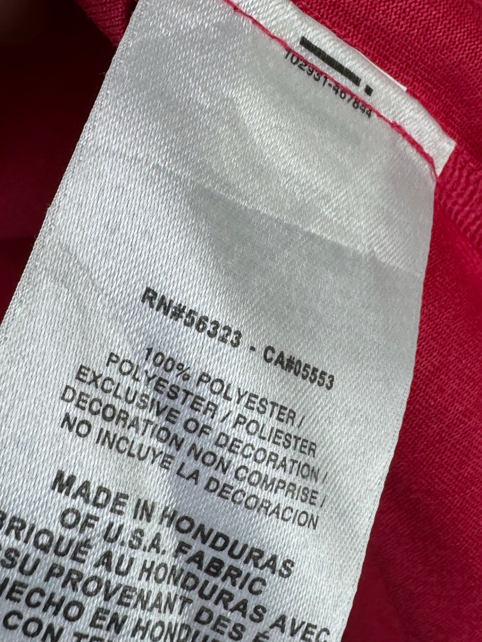 Women - N*ke® XS | Chest: 16" | Georgia Red | Sports Tango | Poly | 4258 - Genuine Maal