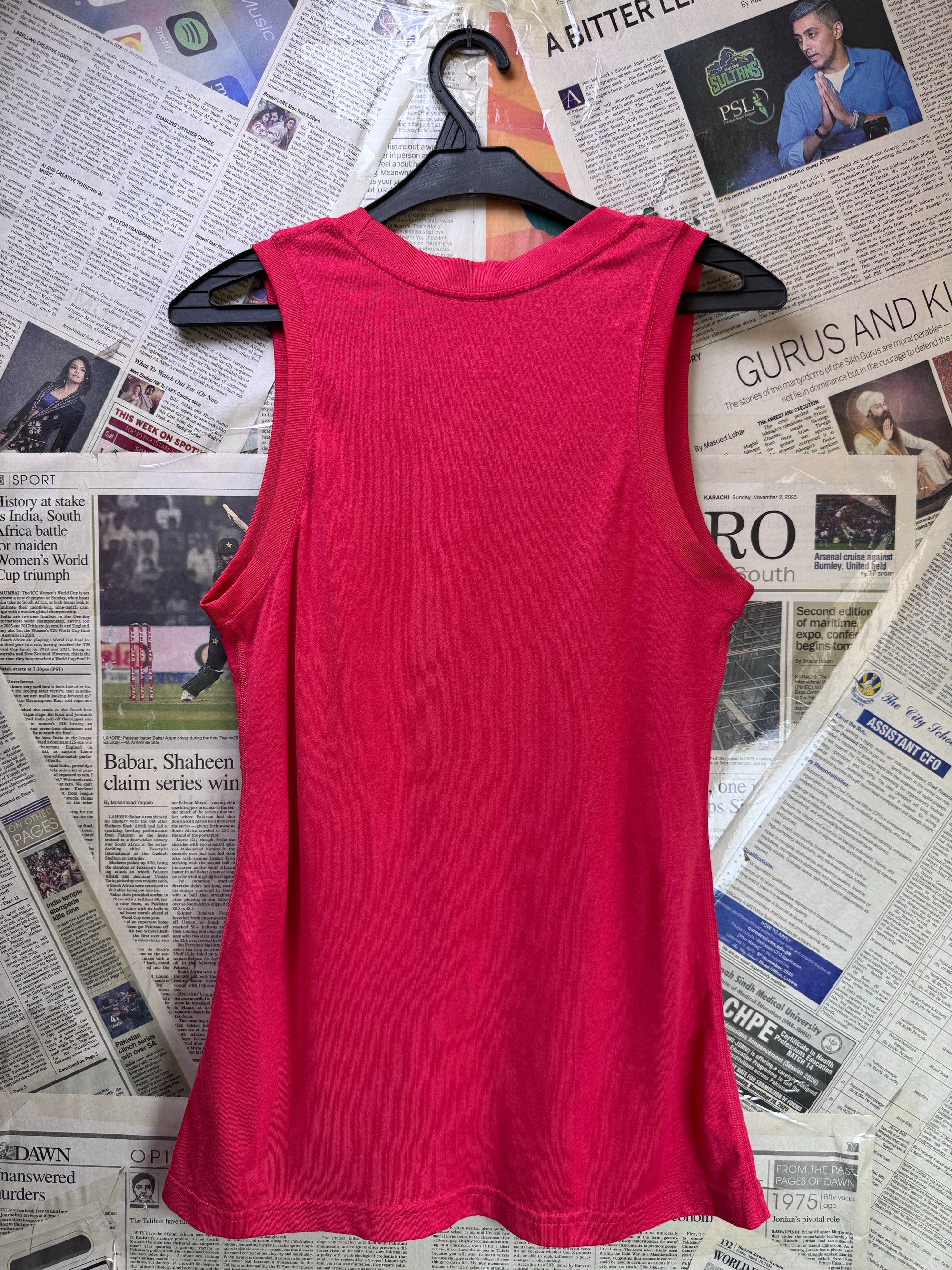 Women - N*ke® XS | Chest: 16" | Georgia Red | Sports Tango | Poly | 4258 - Genuine Maal