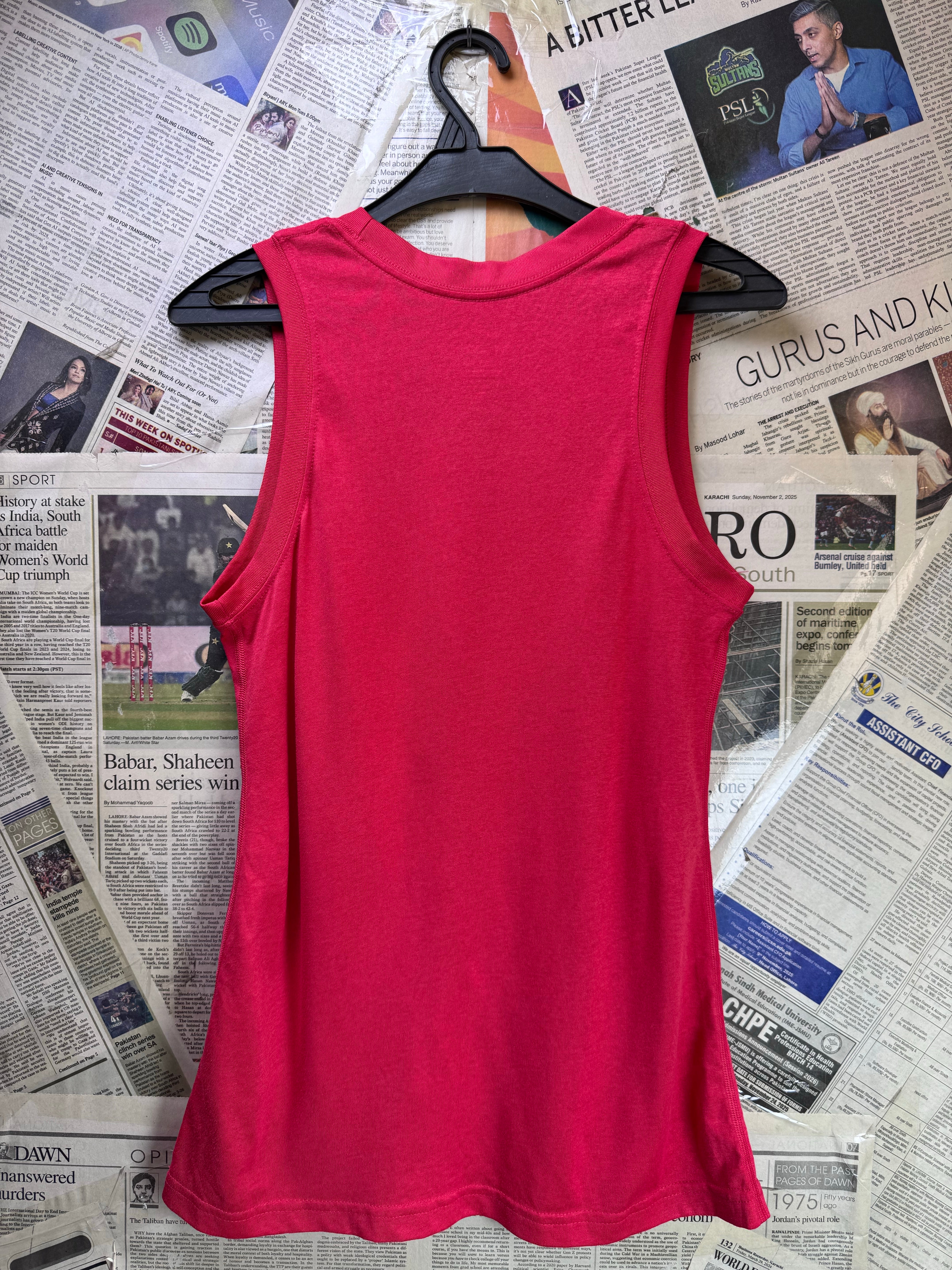 Women - N*ke® XS | Chest: 16" | Georgia Red | Sports Tango | Poly | 4258 - Genuine Maal