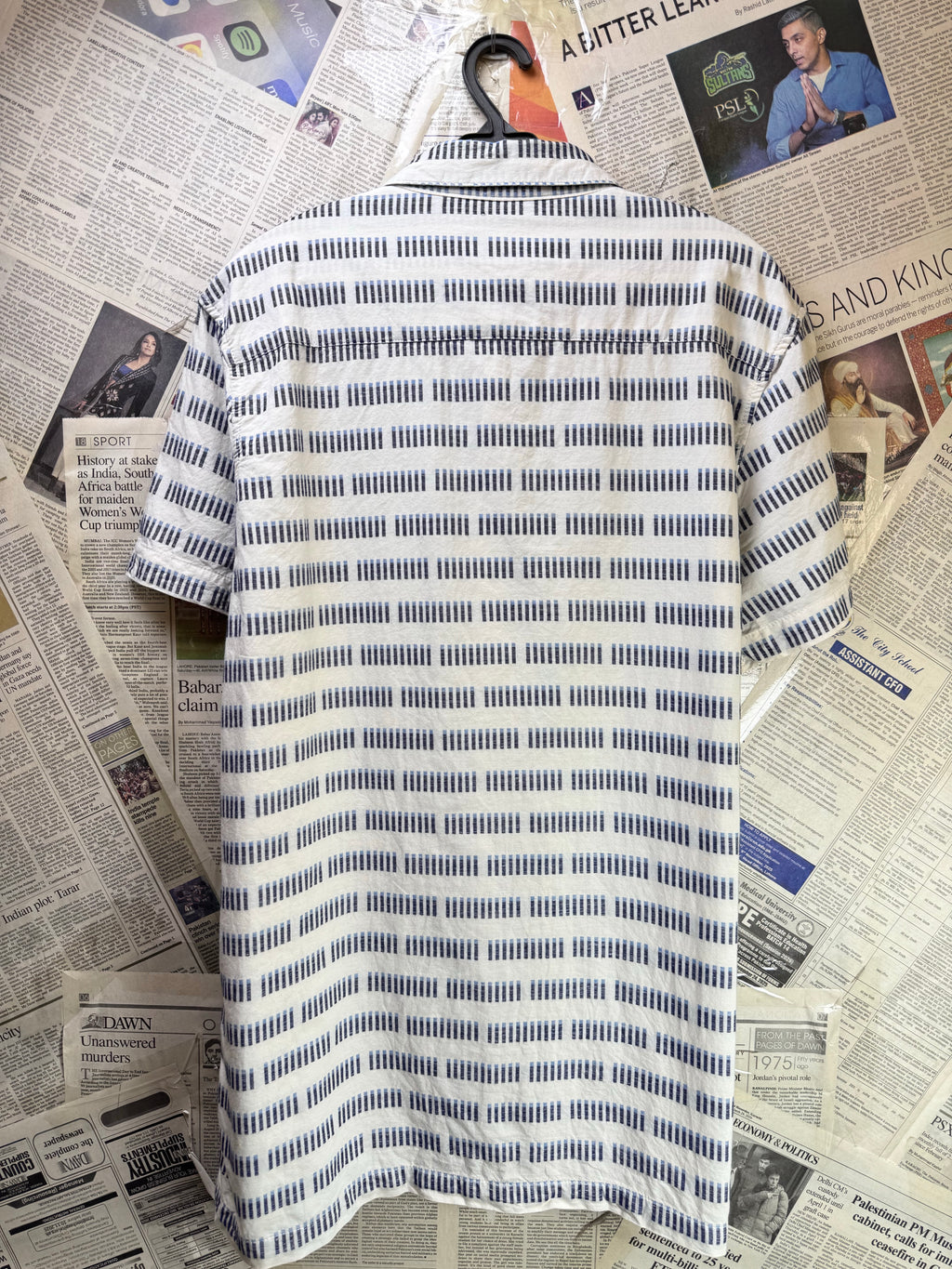 Cedar Wood® Medium | Chest: 21.5" | Porcelain | Camp Shirt | Cotton | 4259 - Genuine Maal