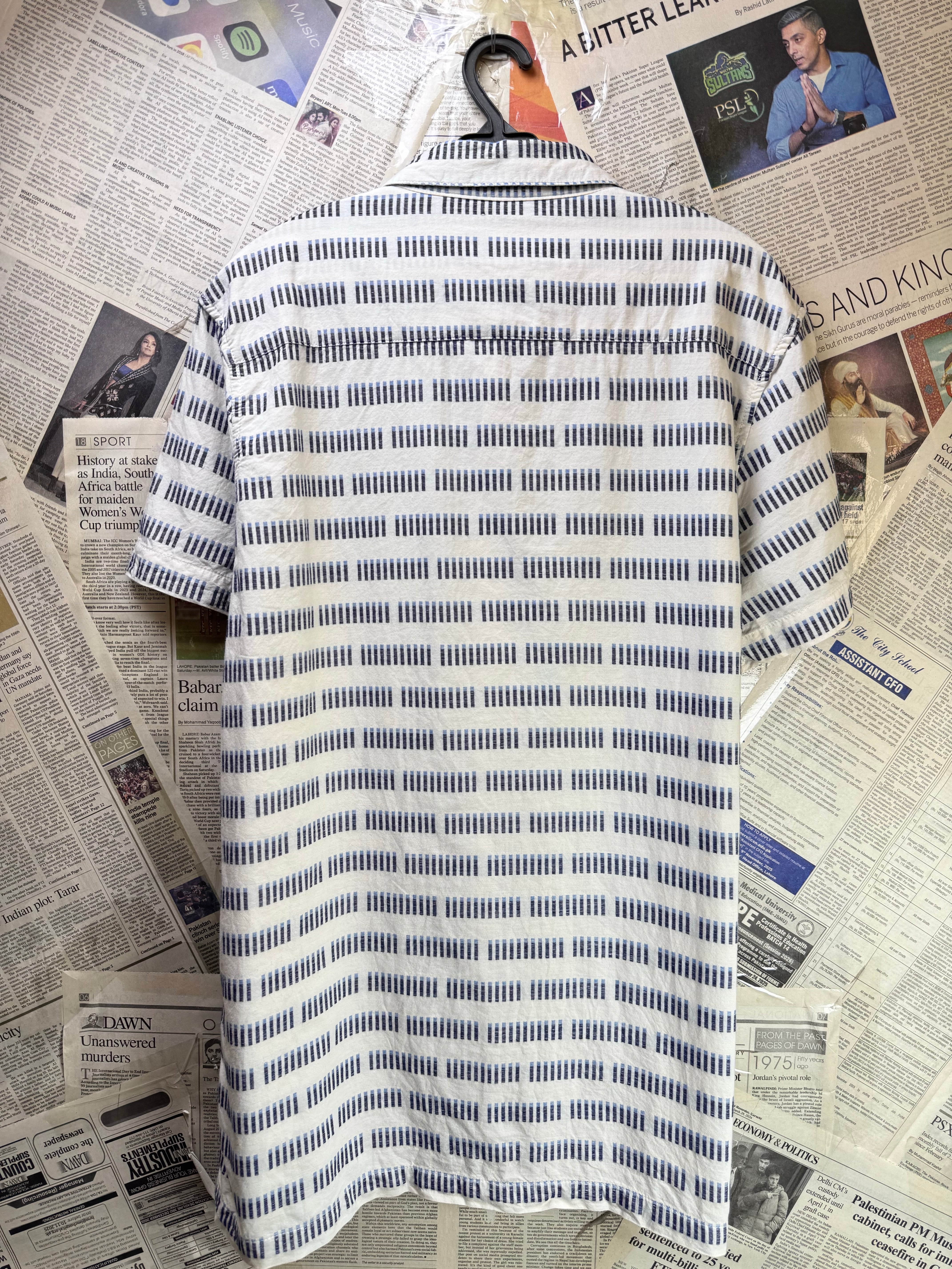 Cedar Wood® Medium | Chest: 21.5" | Porcelain | Camp Shirt | Cotton | 4259 - Genuine Maal