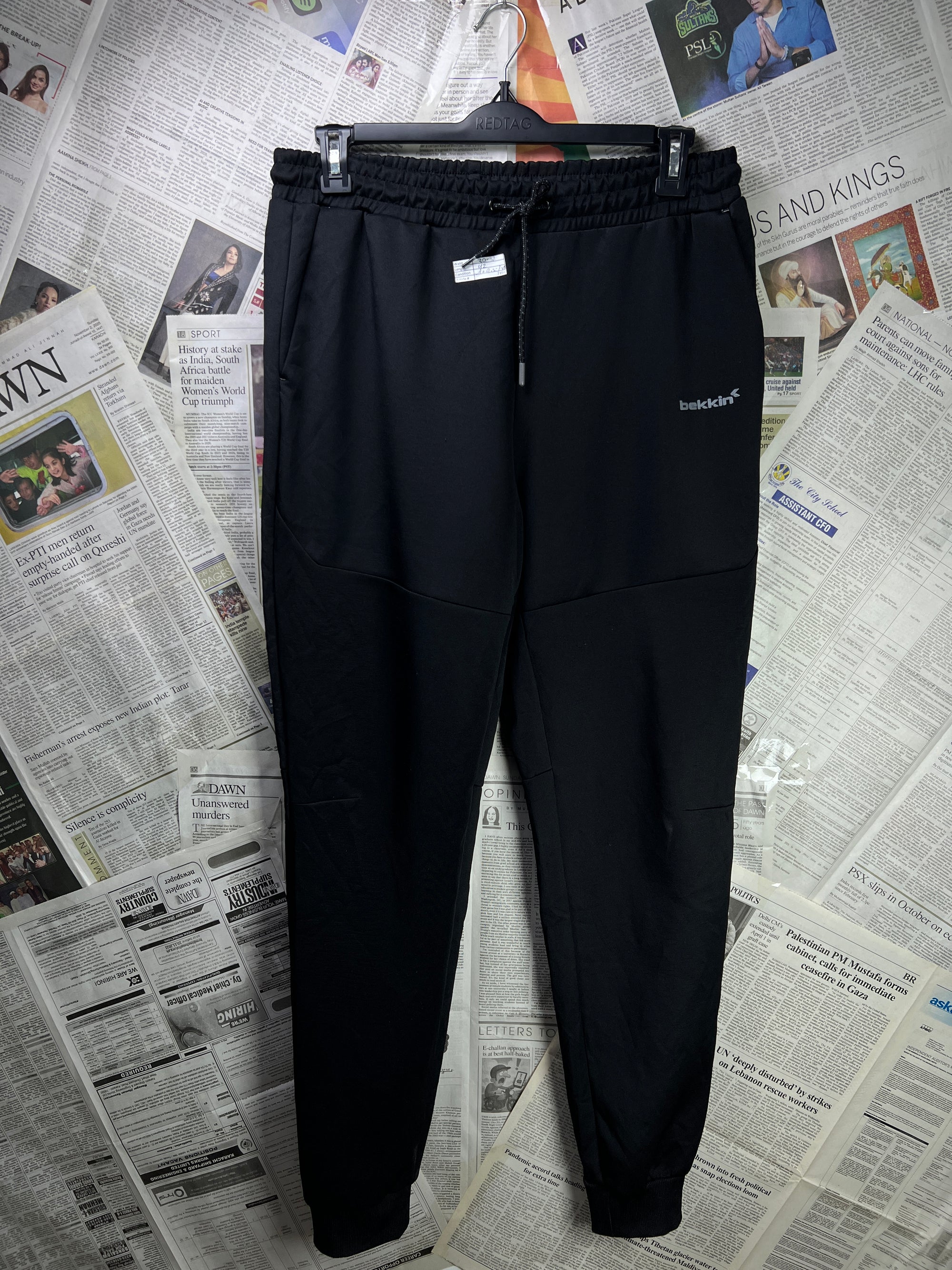 Bekkin® Waist: 30" to 32" | Black | Trouser | Poly Blend | 2354 - Genuine Maal