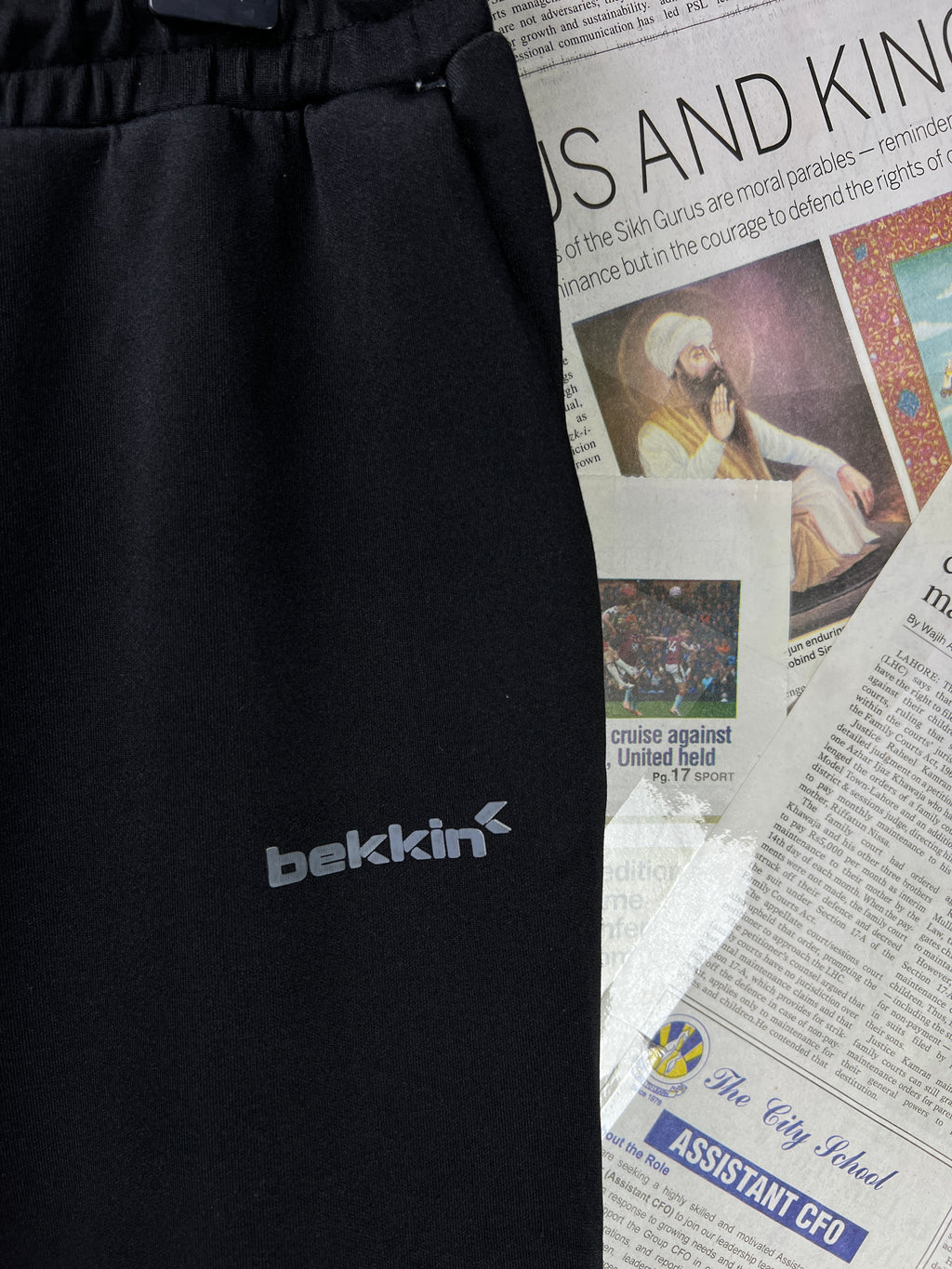 Bekkin® Waist: 30" to 32" | Black | Trouser | Poly Blend | 2354 - Genuine Maal