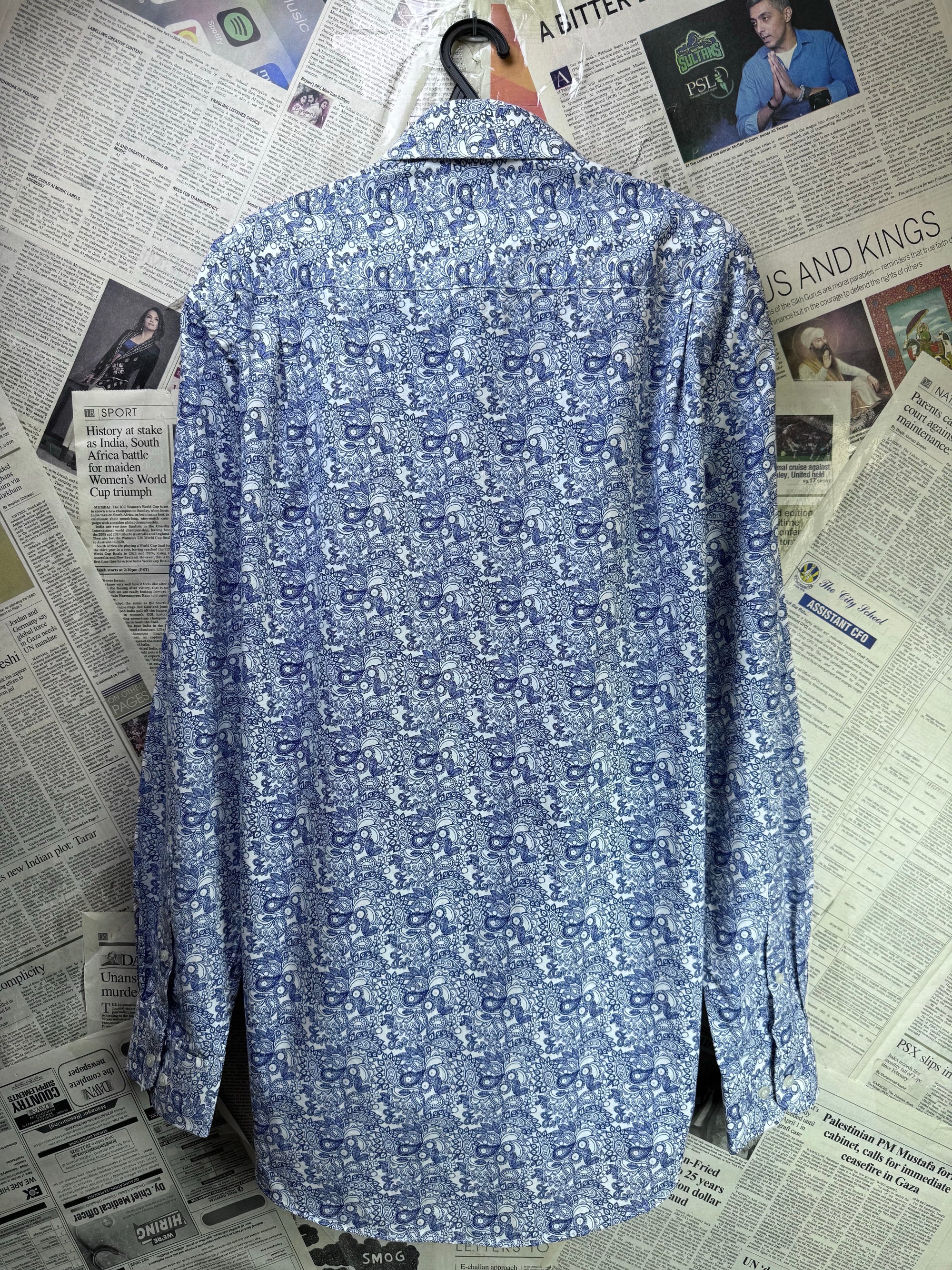 MOSS® Large | Chest: 23" | Floral | Shirt | Cotton - Poly | 4260 - Genuine Maal