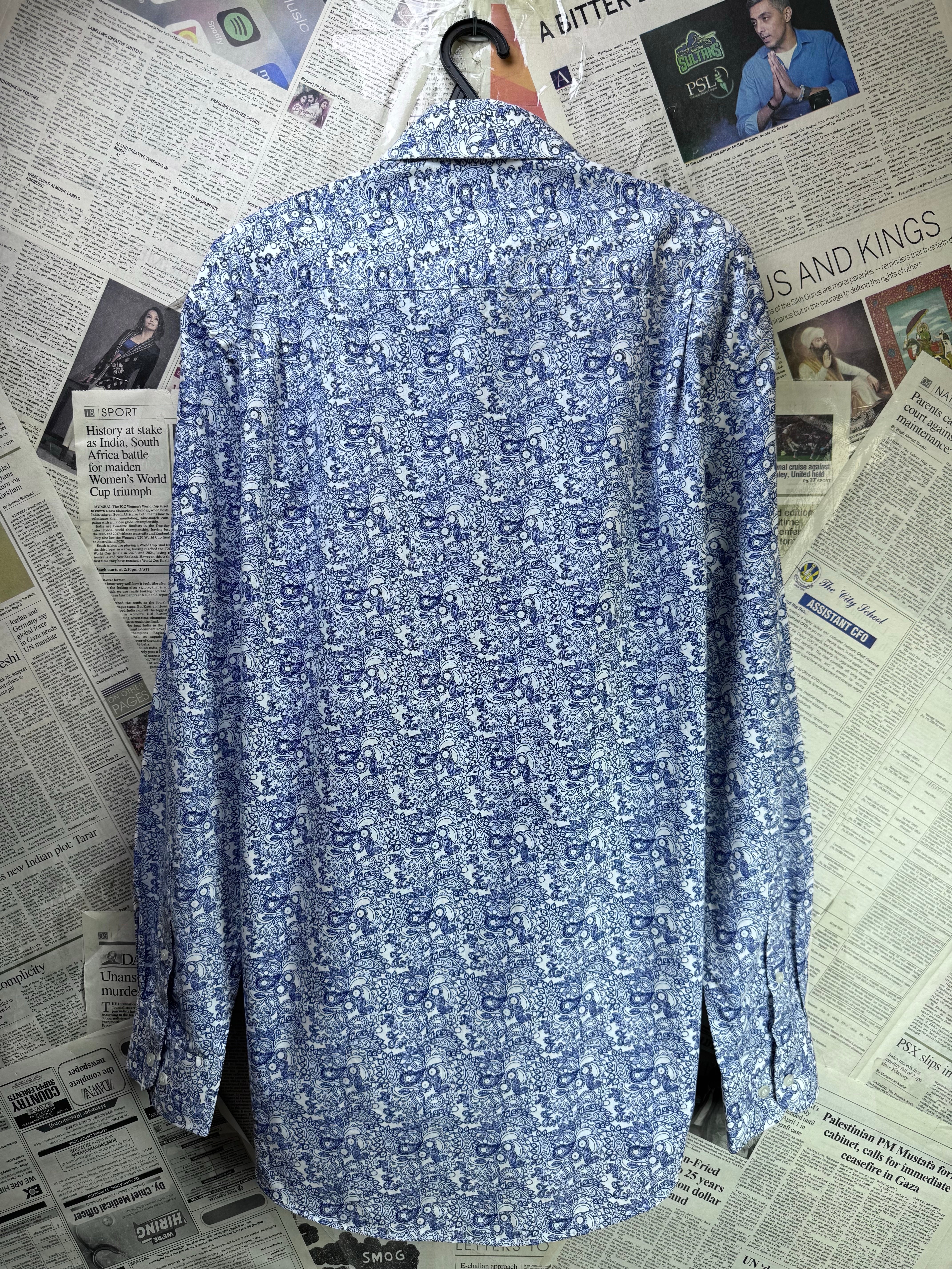 MOSS® Large | Chest: 23" | Floral | Shirt | Cotton - Poly | 4260 - Genuine Maal