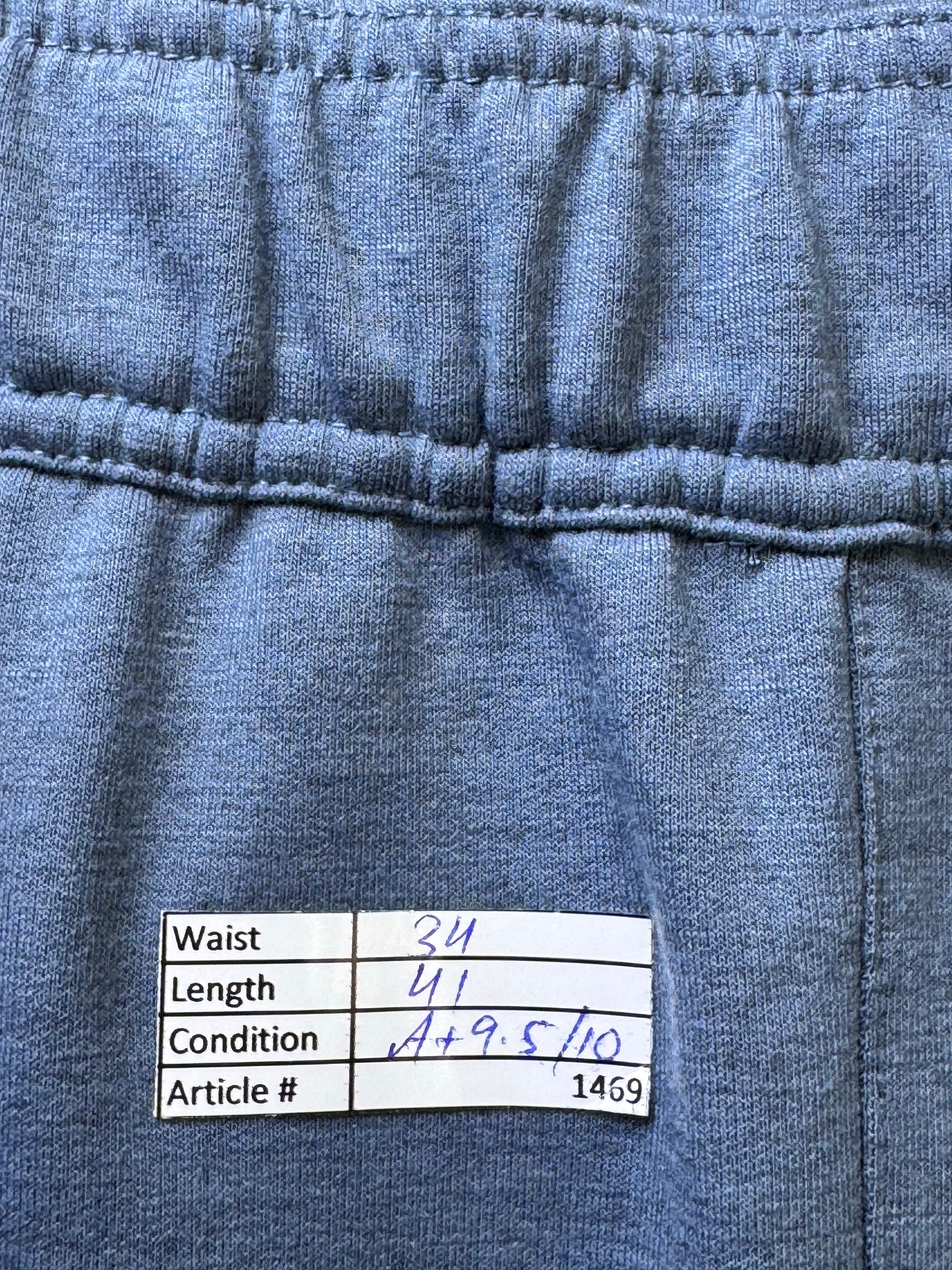 Balance® Waist: 34" | Blue | Gym Trousers | Poly - Elastane | 1469 - Genuine Maal