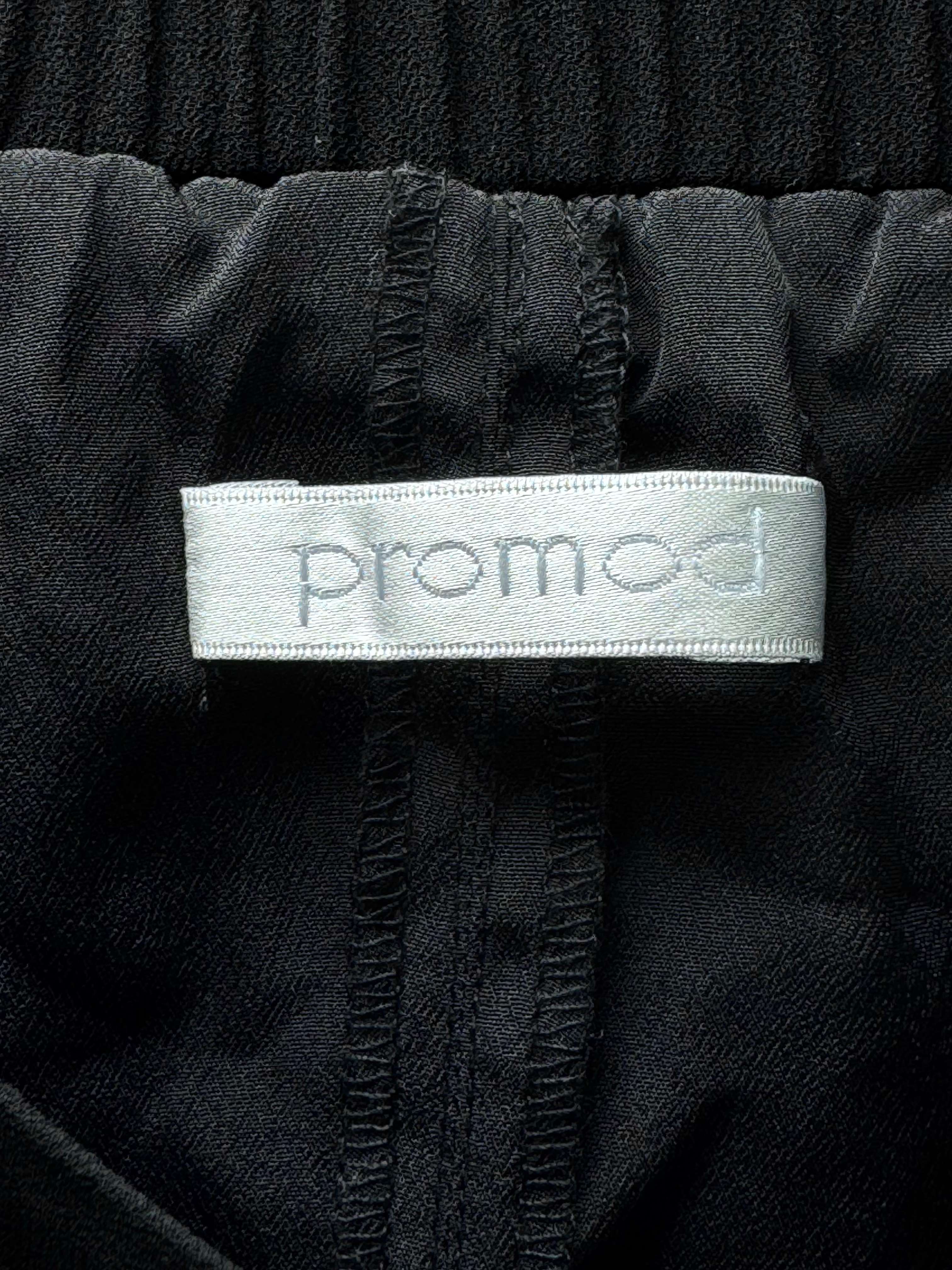 Promod® Waist: 26" to 28" | Pleated Jet Black | Mini Skirt | B6 - 3048 - Genuine Maal