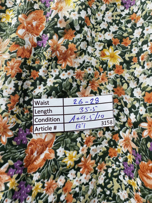 Shein® Waist: 26" to 28" | Ditsy Floral | Maxi Skirt | B7 - 3158 - Genuine Maal