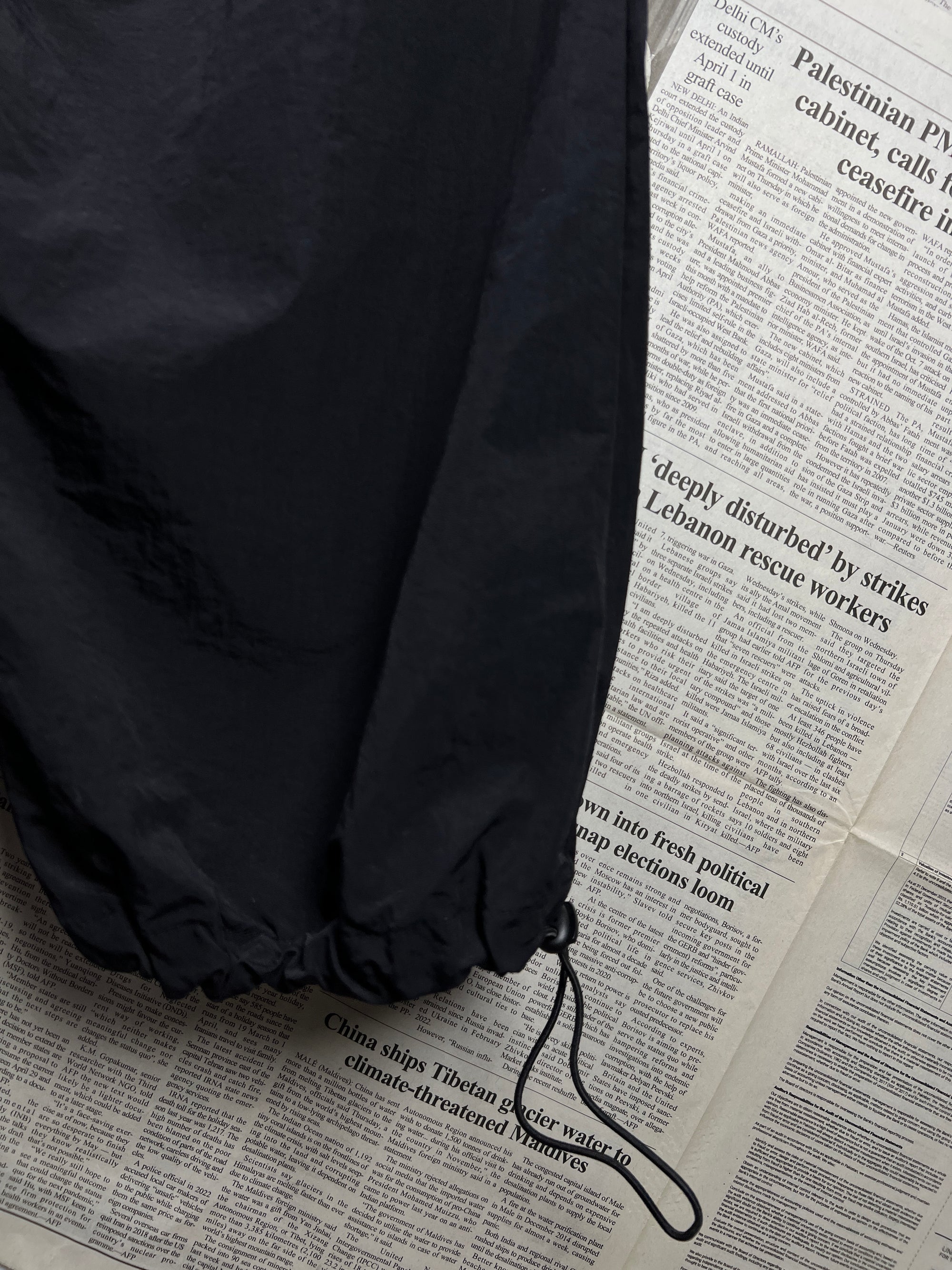 Pink Soda® Waist: 28" to 30" | Black | Trouser | Nylon | 2331 - Genuine Maal