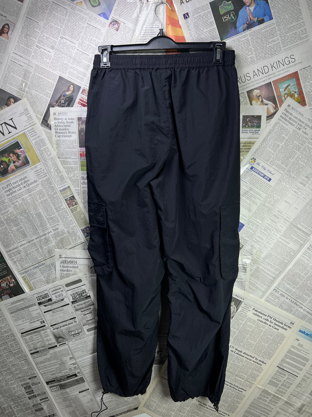 Pink Soda® Waist: 28" to 30" | Black | Trouser | Nylon | 2331 - Genuine Maal