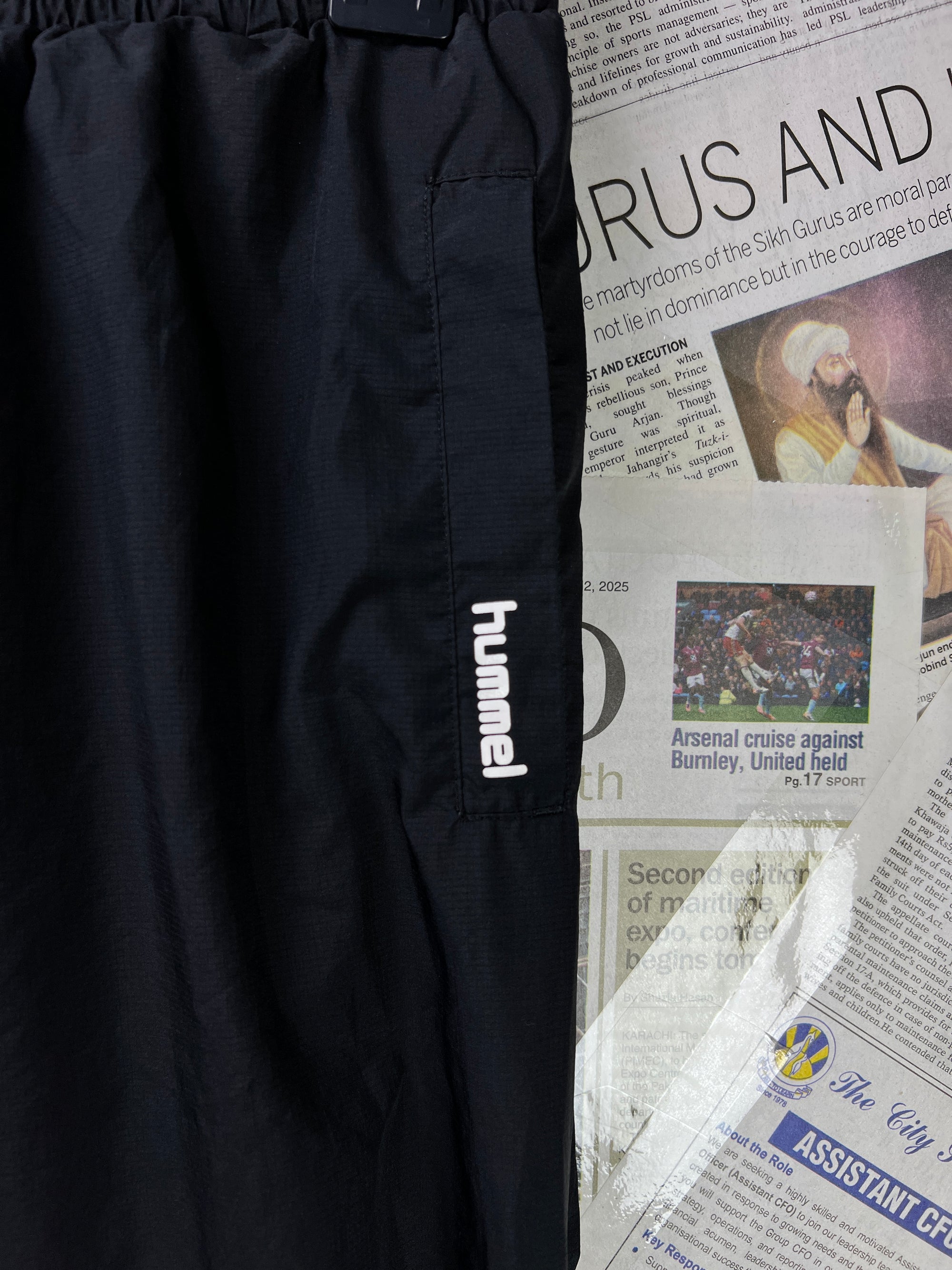 Hummel® Waist: 26" to 28" | Black | Trouser | Polyester | 2350 - Genuine Maal