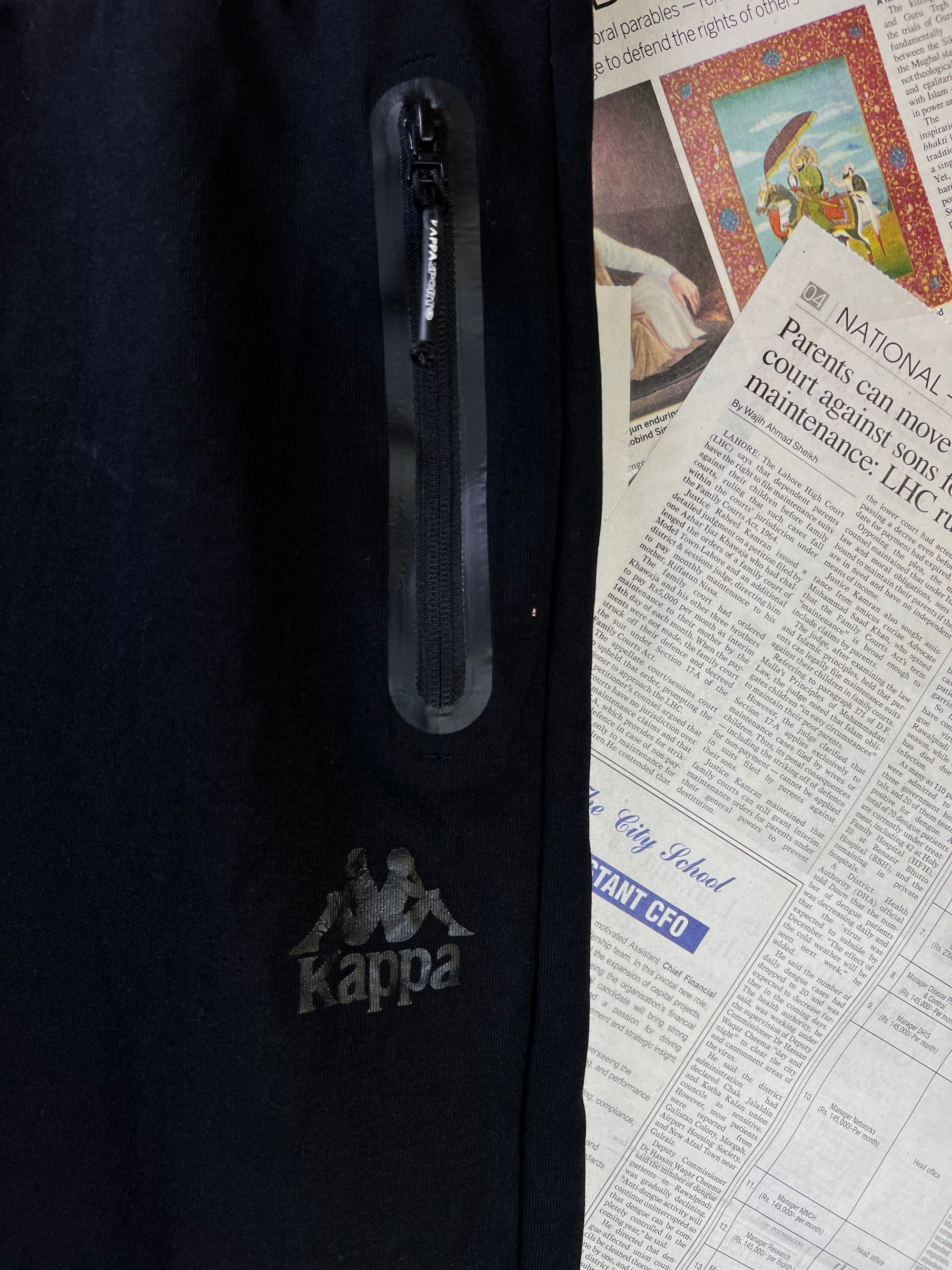 Kappa® Waist: 44" | Black | Trouser | Cotton - Poly | 2346 - Genuine Maal