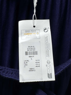 Primark® Waist: 34" to 36" | Solid Deep Indigo | Maxi Skirt | B7 - 3060 - Genuine Maal