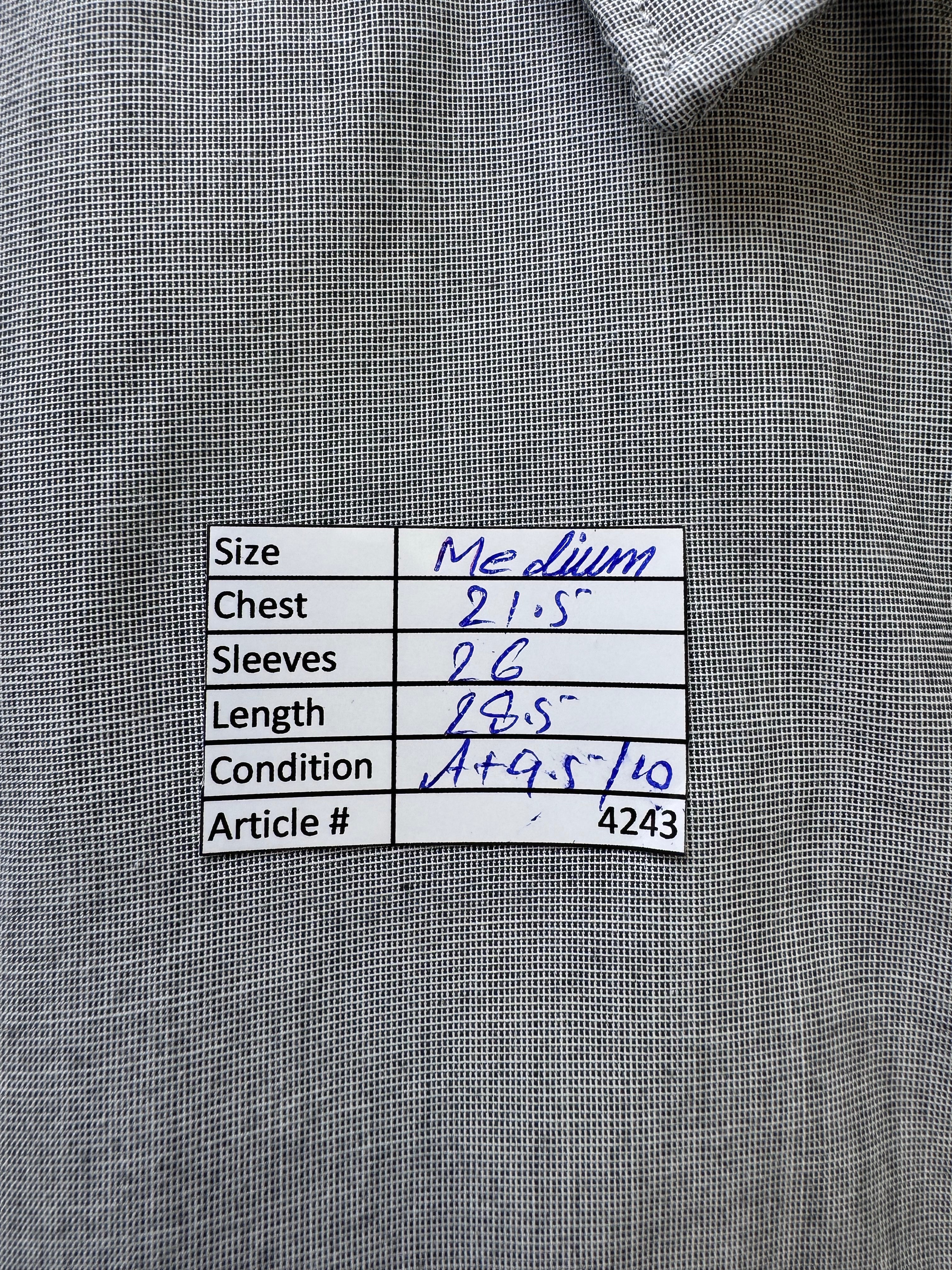 H&M® Medium | Chest: 21.5" | Grey | Shirt | Poly - Cotton | 4243 - Genuine Maal