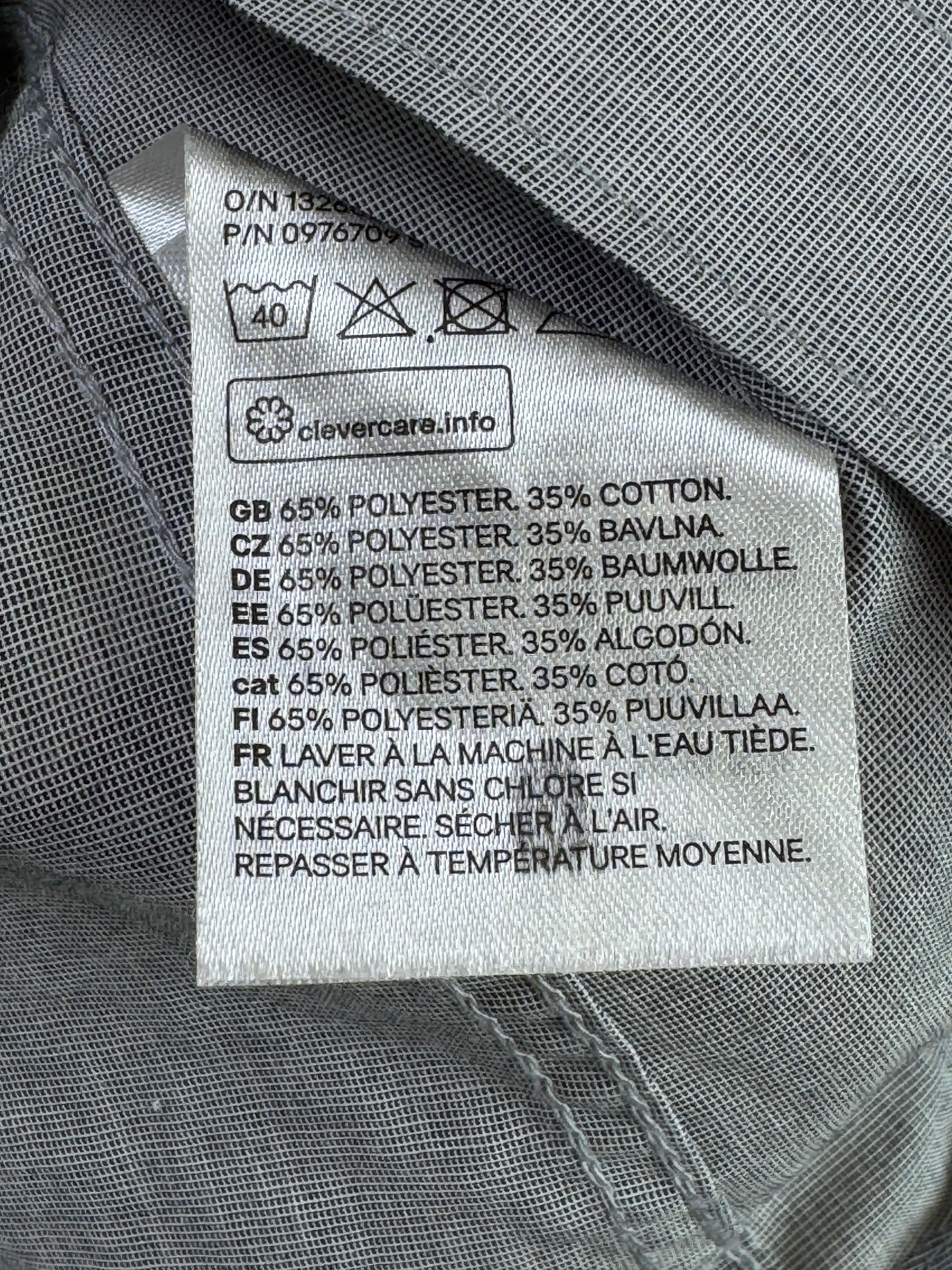 H&M® Medium | Chest: 21.5" | Grey | Shirt | Poly - Cotton | 4243 - Genuine Maal
