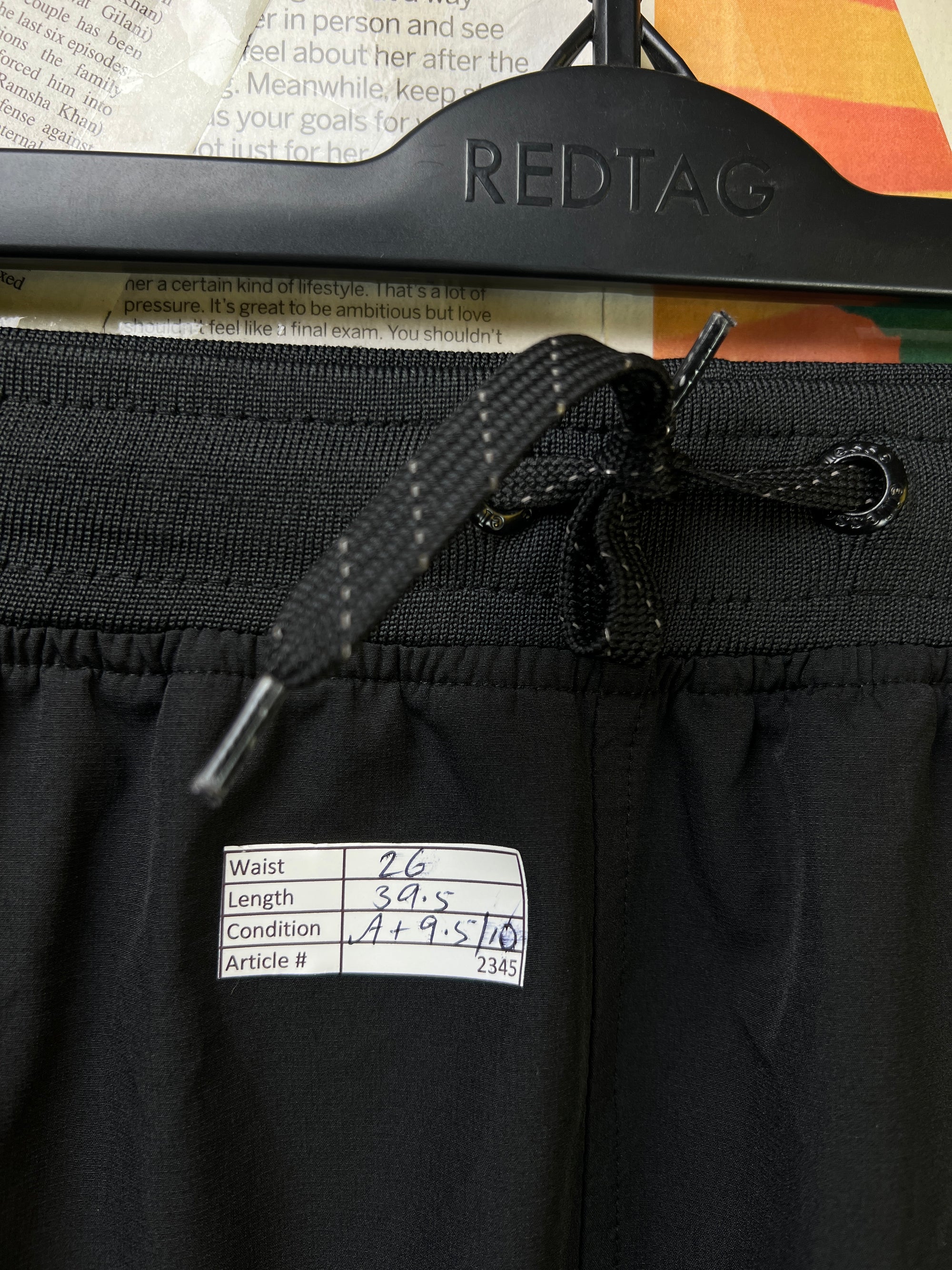 Ellesse® Waist: 26" | Black | Cargo Trouser | Poly | 2345 - Genuine Maal