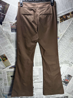 Topshop® Waist: 30" | Mocha Brown | Bootcut Pants | B7 - 3066 - Genuine Maal